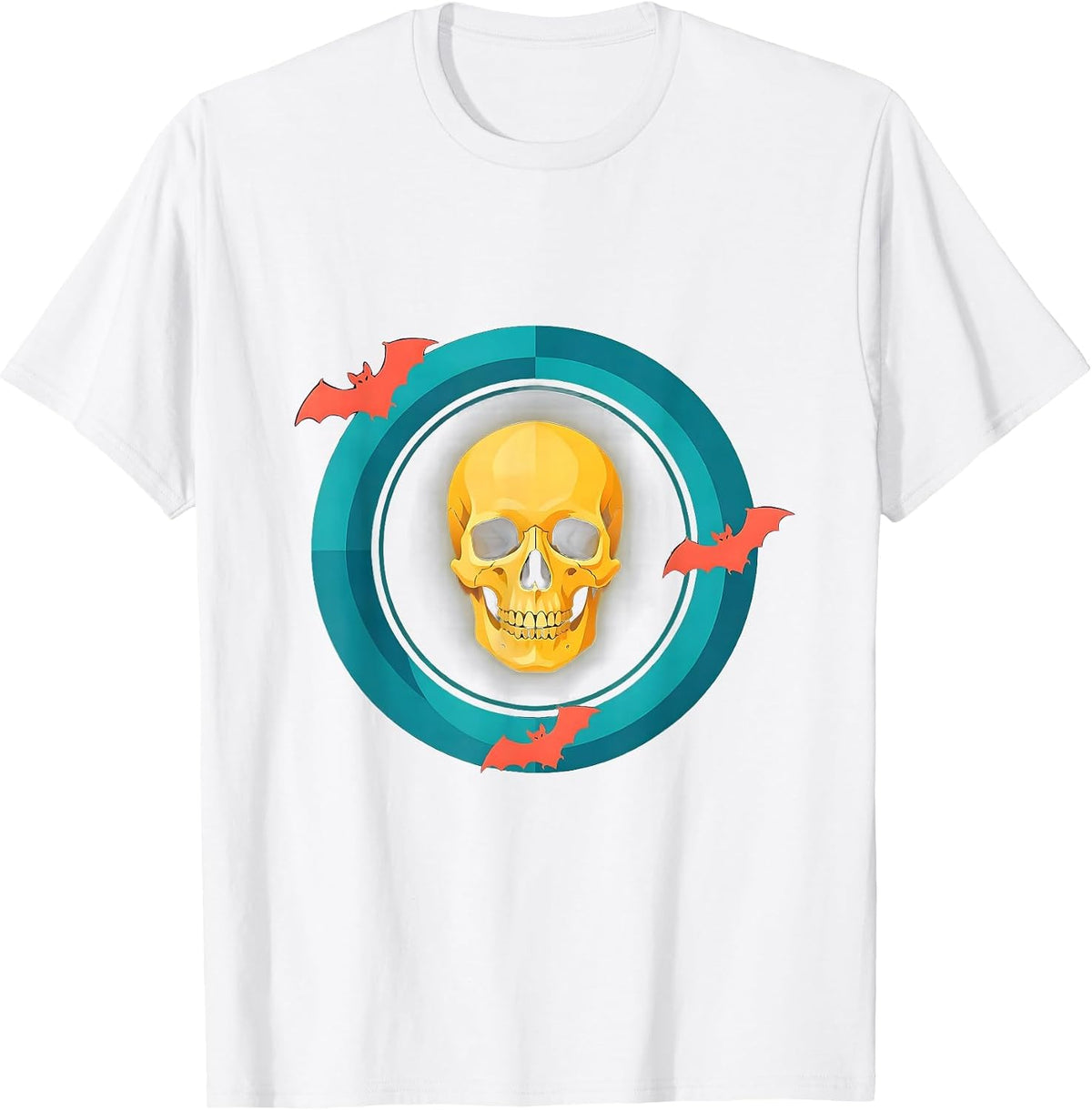Men's MRI Skull Halloween Radiology Tech Humor T-Shirt - White