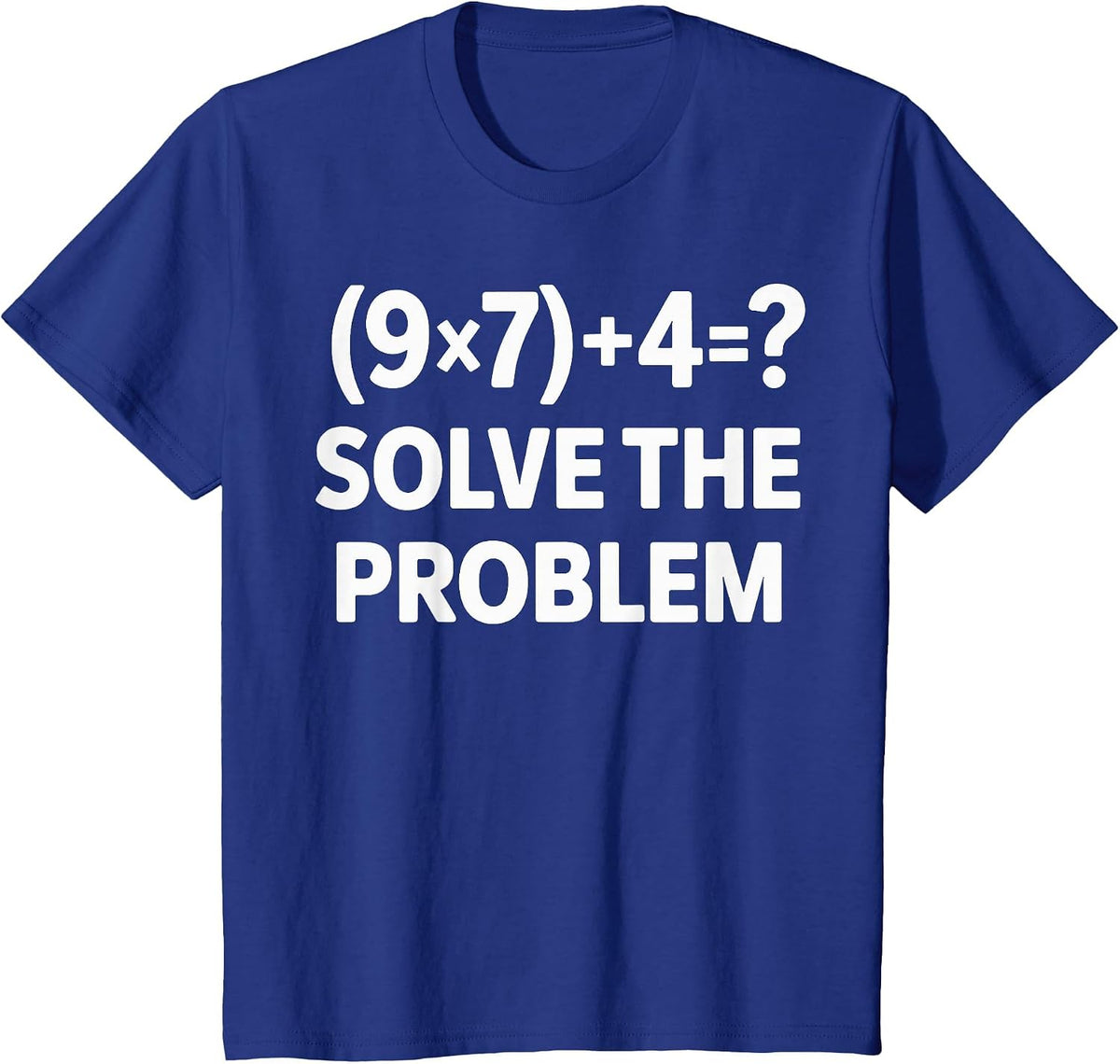 67 Meme PEMDAS Elementary Math Teacher T-Shirt - Royal Blue