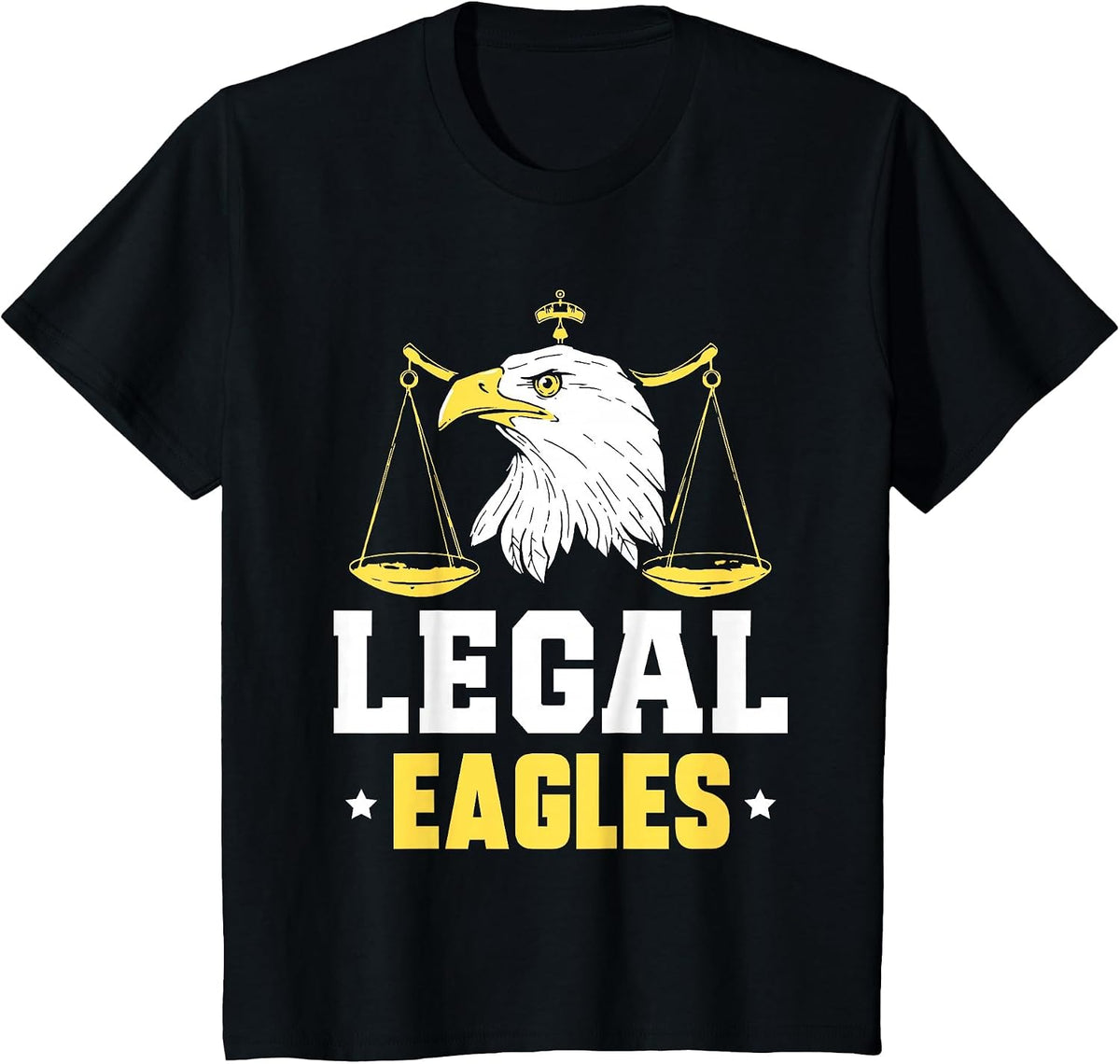 Legal Eagles Dentist Law Graduate Law School T-Shirt - Black