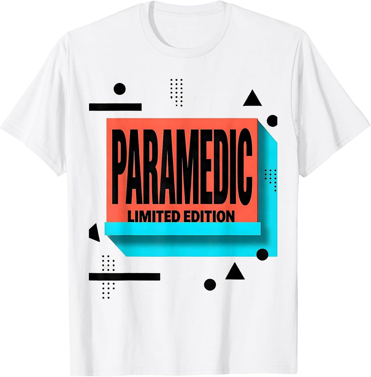 Men's Paramedic Limited Edition Funny Job Title Profession T-Shirt - White