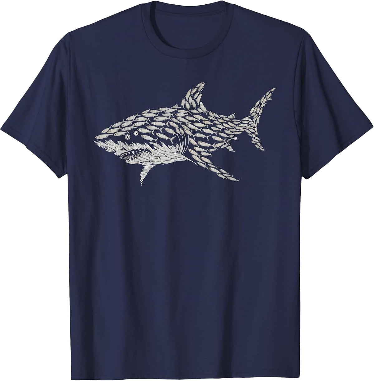 Shark Lover Marine Biology Animal Science Sharks T-Shirt - Navy Blue