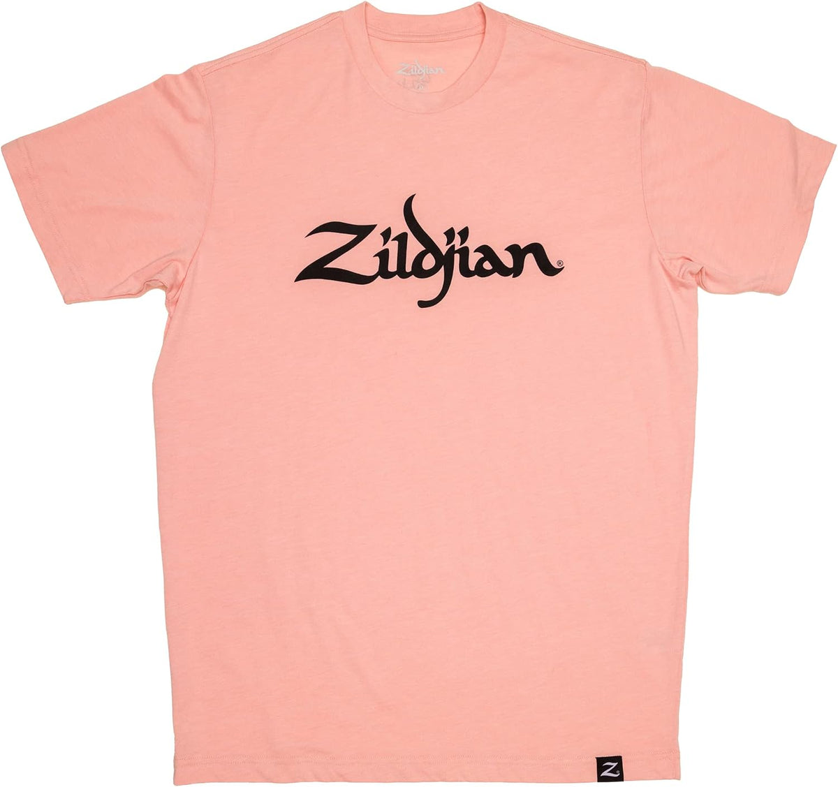 Zildjian Unisex Adult Logo T-Shirt, Classic Fit - Shell Pink