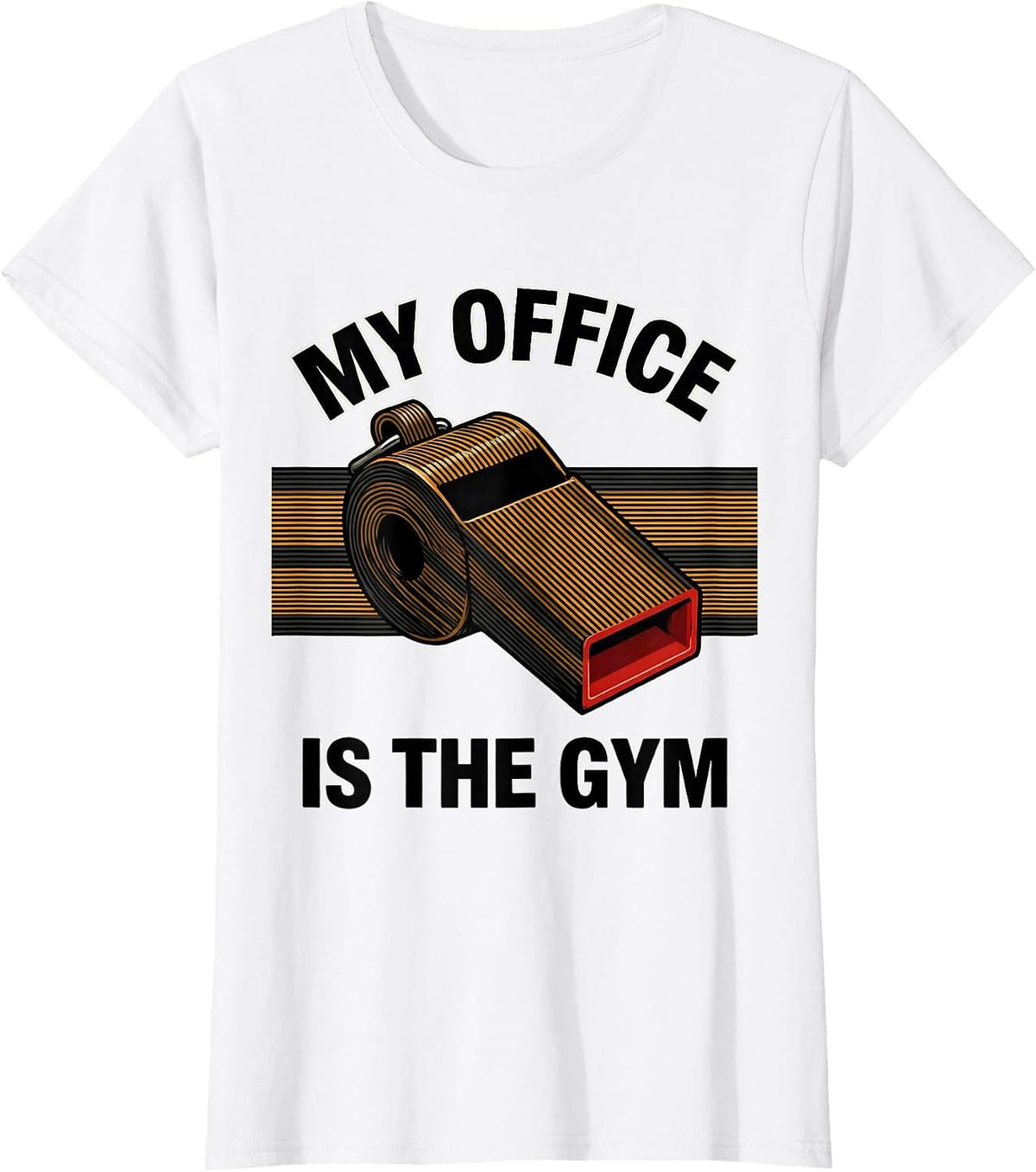 My Office Is The Gym Playful PE Teacher Back To School T-Shirt - White
