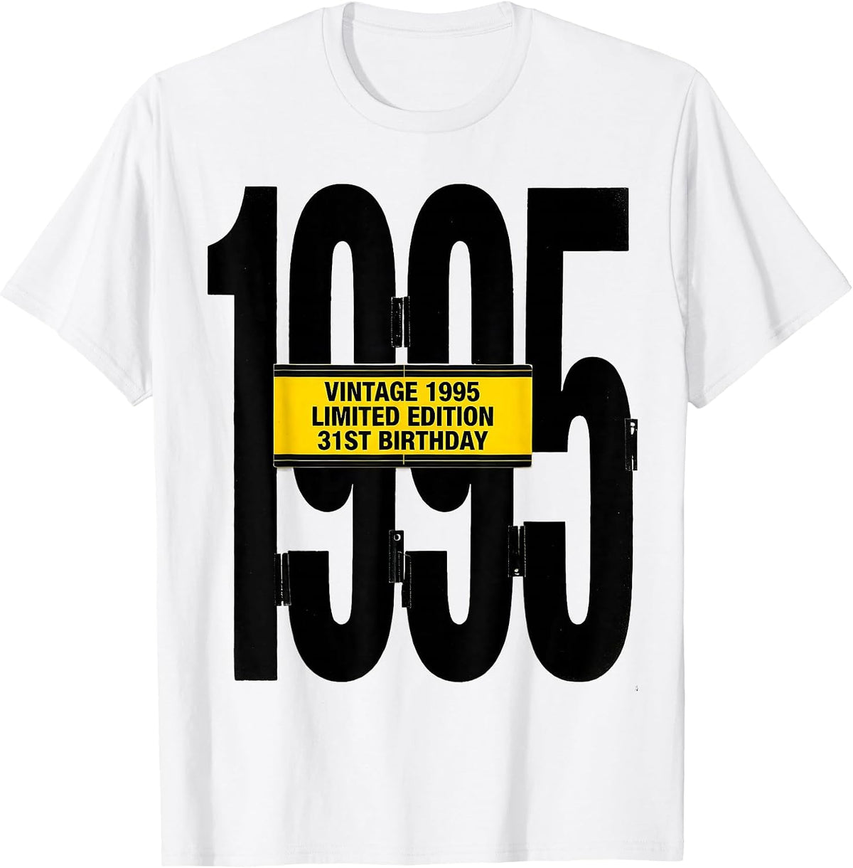 Men's Vintage 1995 · Limited Edition · 31st Birthday Gift T-Shirt - White