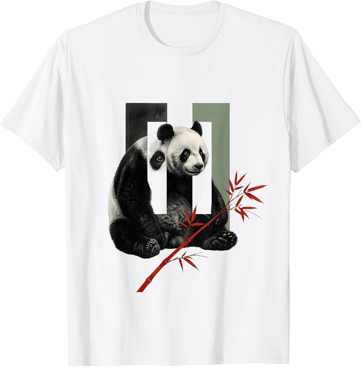 Men's Panda Over Pause Funny Animal Lover Novelty T-Shirt - White