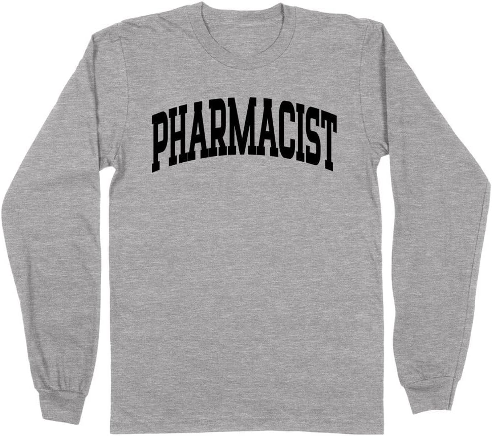 Pharmacist Collegiate Long Sleeve Shirt Unisex - Grey