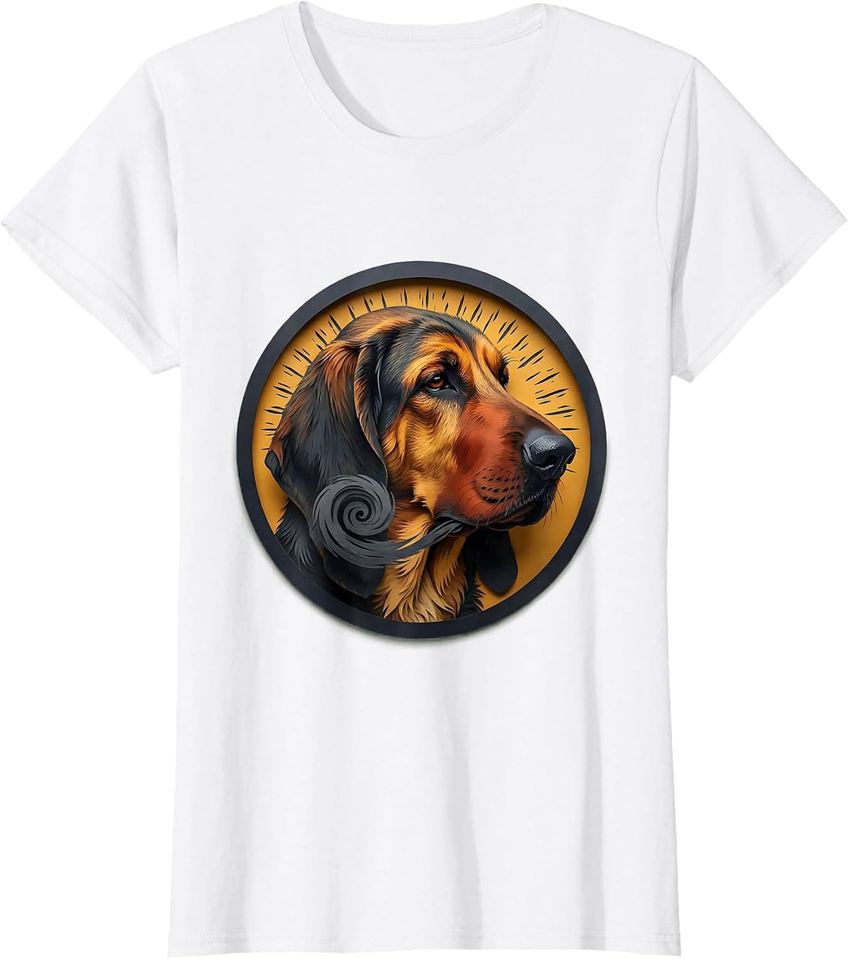Bloodhound Dog Lover Funny Pet Owner Humor T-Shirt - White
