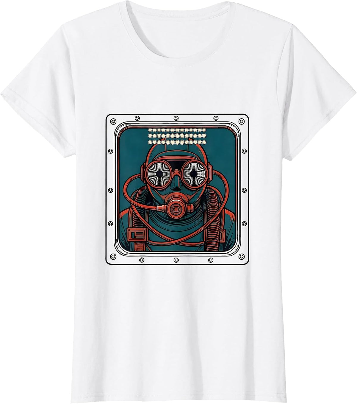 Scuba Diver Ocean Humor Gift Vintage Diving Enthusiast T-Shirt - White