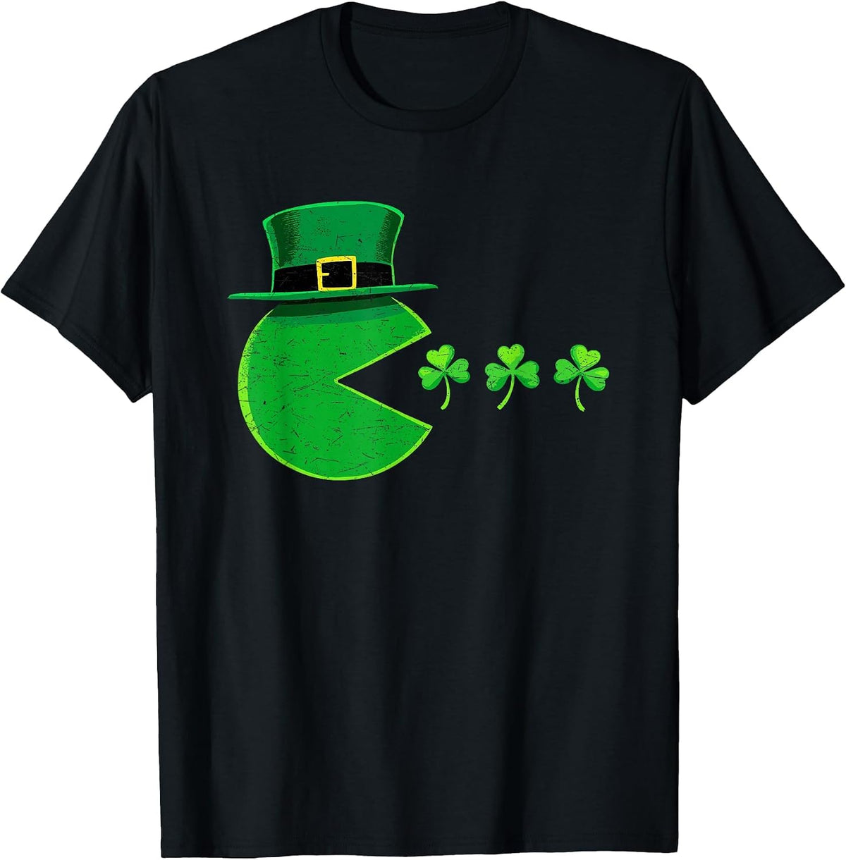 St Patricks Day Let The Shenanigans Begin Boys Mens Shamrock T-Shirt - Black