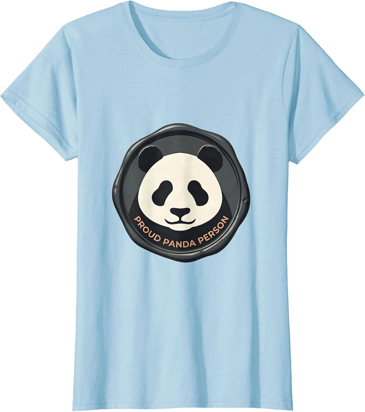 Women's Proud Panda Person Funny Panda Bear Animal Lover Gift T-Shirt - Baby Blue