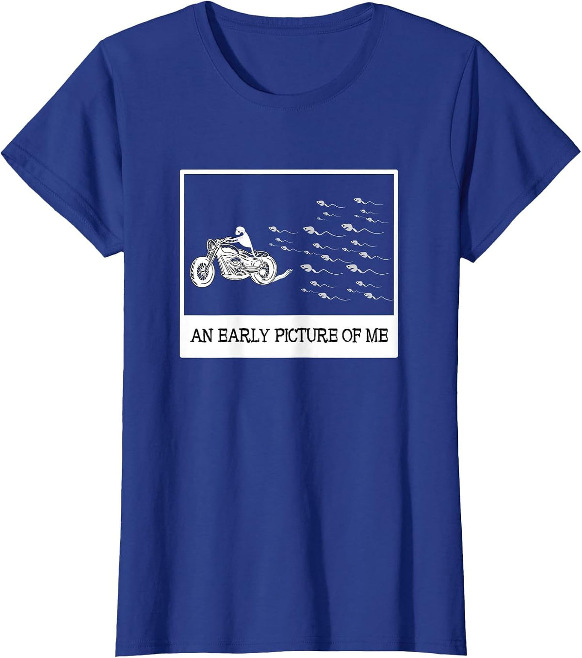 Funny Motorcyclist Motorcycle Biker for Men and Women T-Shirt - Royal Blue