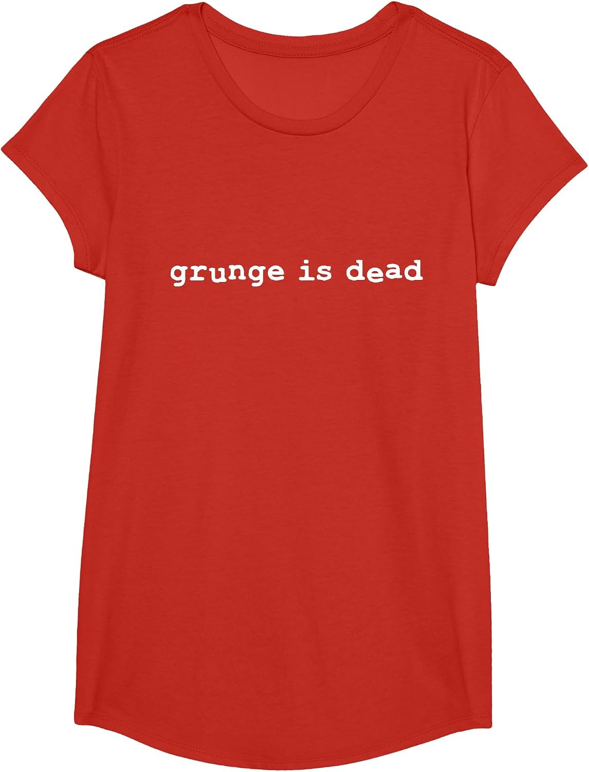 Grunge is Dead | Punk Rock T-Shirt - Girls Red