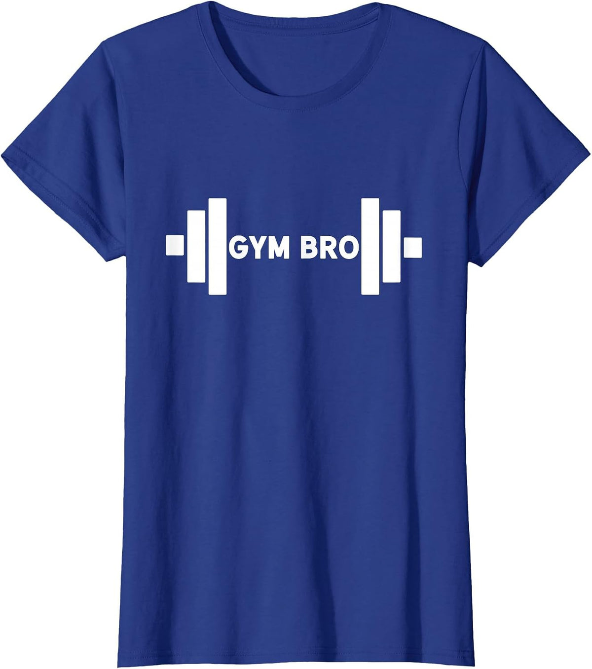 Gym BRO Gym Rat Workout Gains Heavy Lifting Muscle Build T-Shirt - Royal Blue