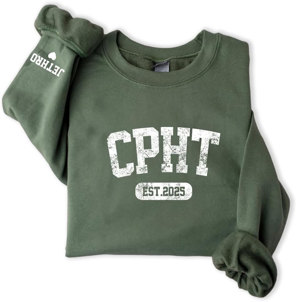 Personalized Surgical Tech Sweatshirt with Custom Name, Hospital Technician Gift, Custom Healthcare Crewneck - Cpht