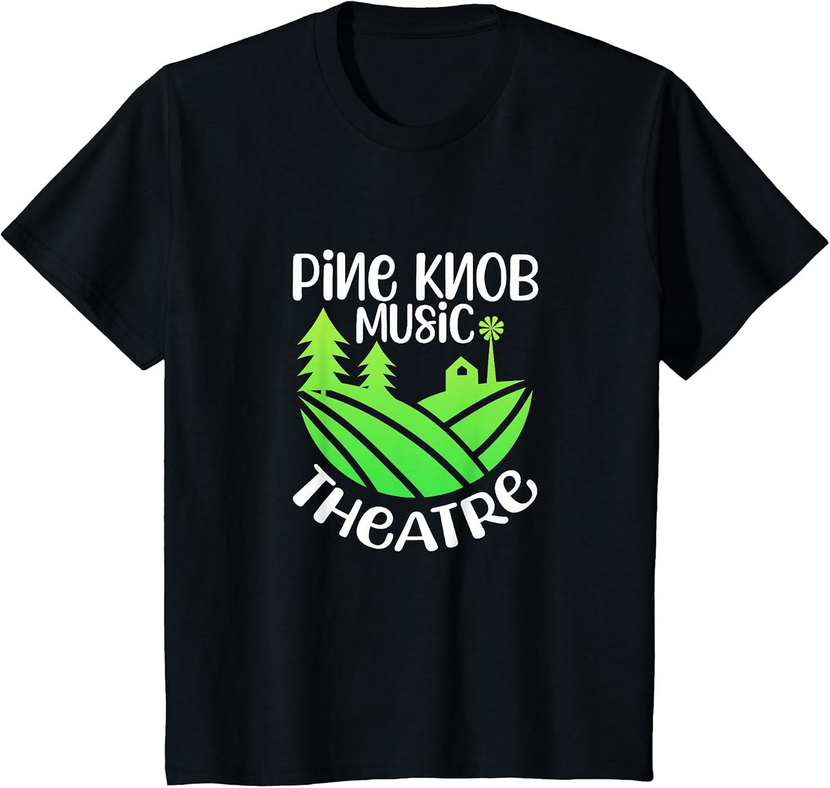 Pine Knob Music Theatre Musician Musical T-Shirt - Black