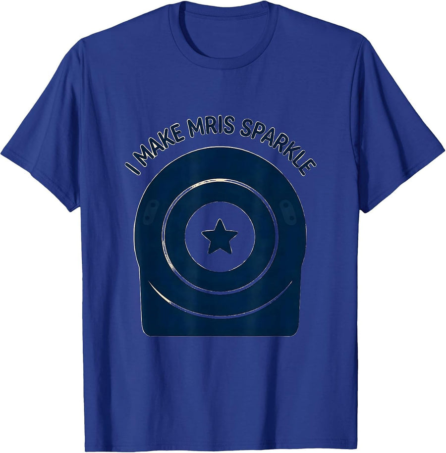 I Make MRIs Sparkle Radiology Tech Rad Tech Funny Healthcare T-Shirt - Royal Blue