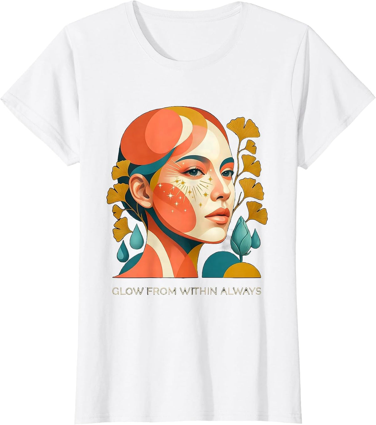 K-Beauty Glass Skin Glow From Within Always T-Shirt - White