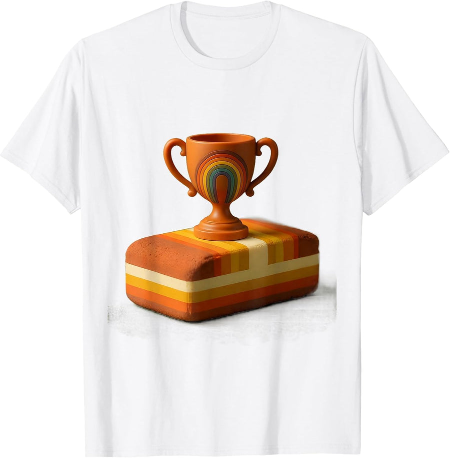 Fri-Yay Teacher Trophy Eraser Graphic T-Shirt - White