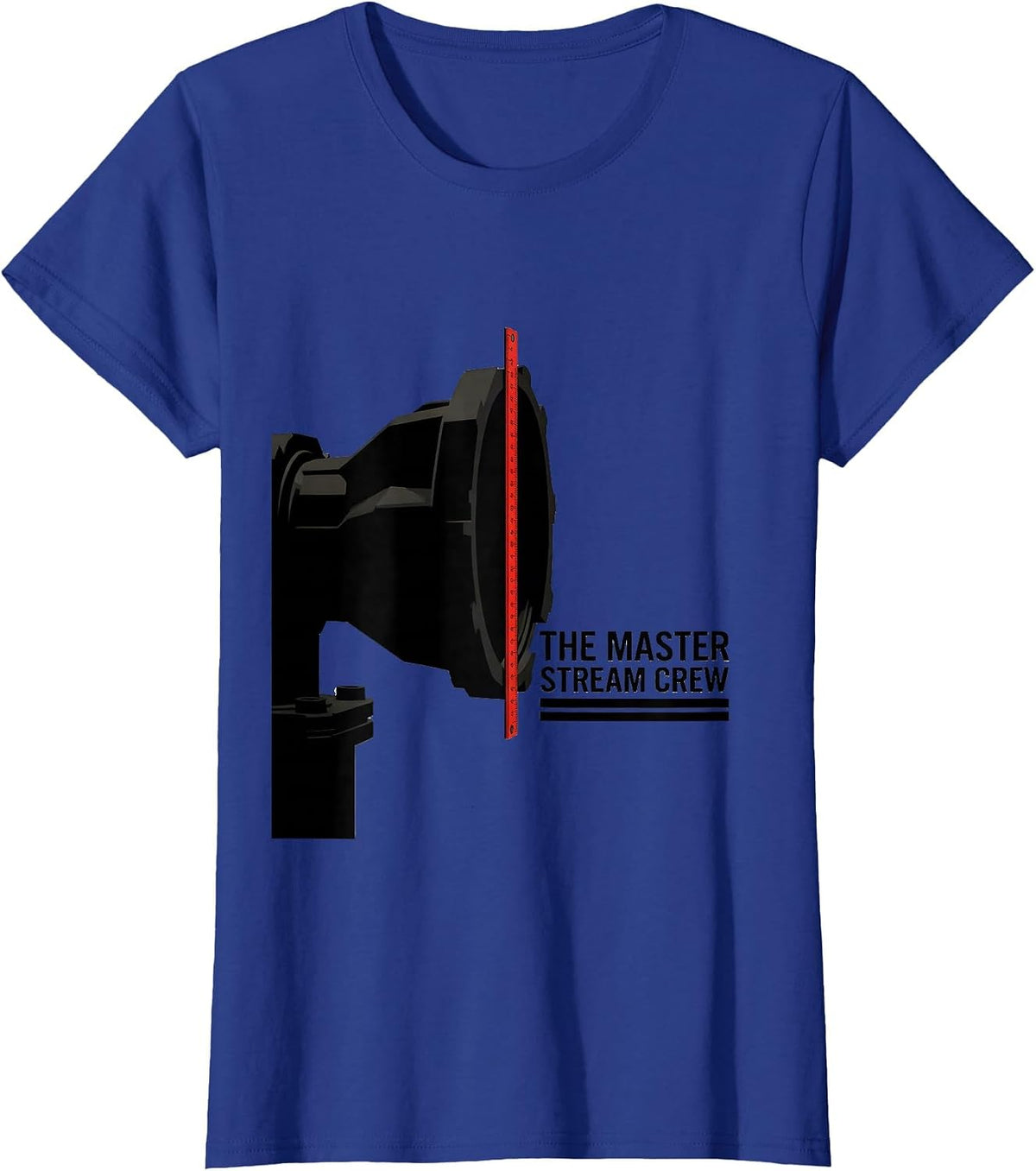 Women's THE MASTER STREAM CREW Swiss International Firefighter Crew T-Shirt - Royal Blue