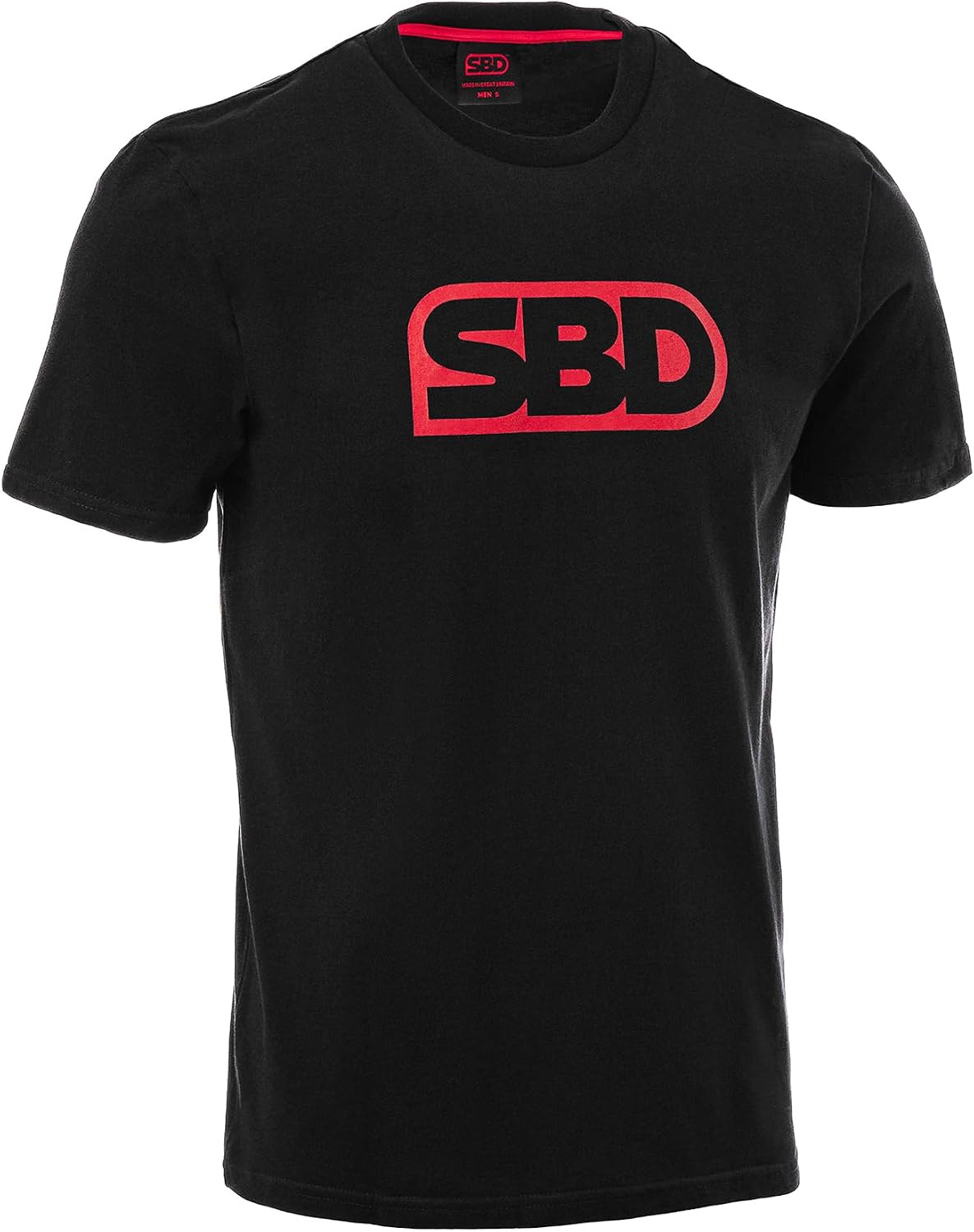 SBD Mens T-Shirt Cotton Training Shirt – Gym & Powerlifting Tee Made in Great Britain - As Pictured