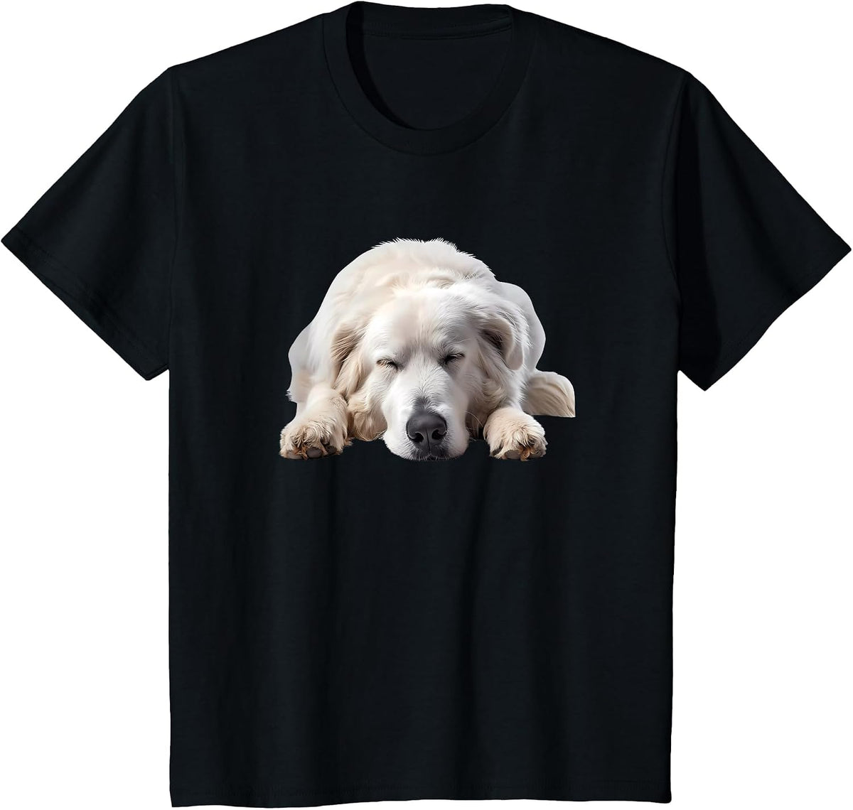 Lazy Maremma Sheepdog T-Shirt - Black