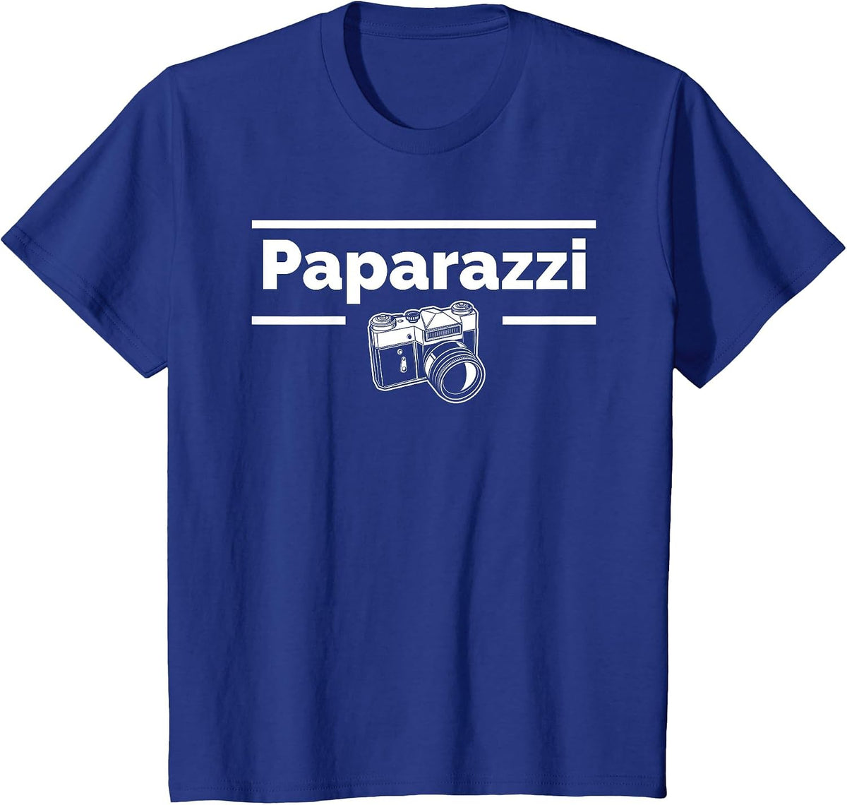 Paparazzi Photography Photographer T-Shirt - Royal Blue