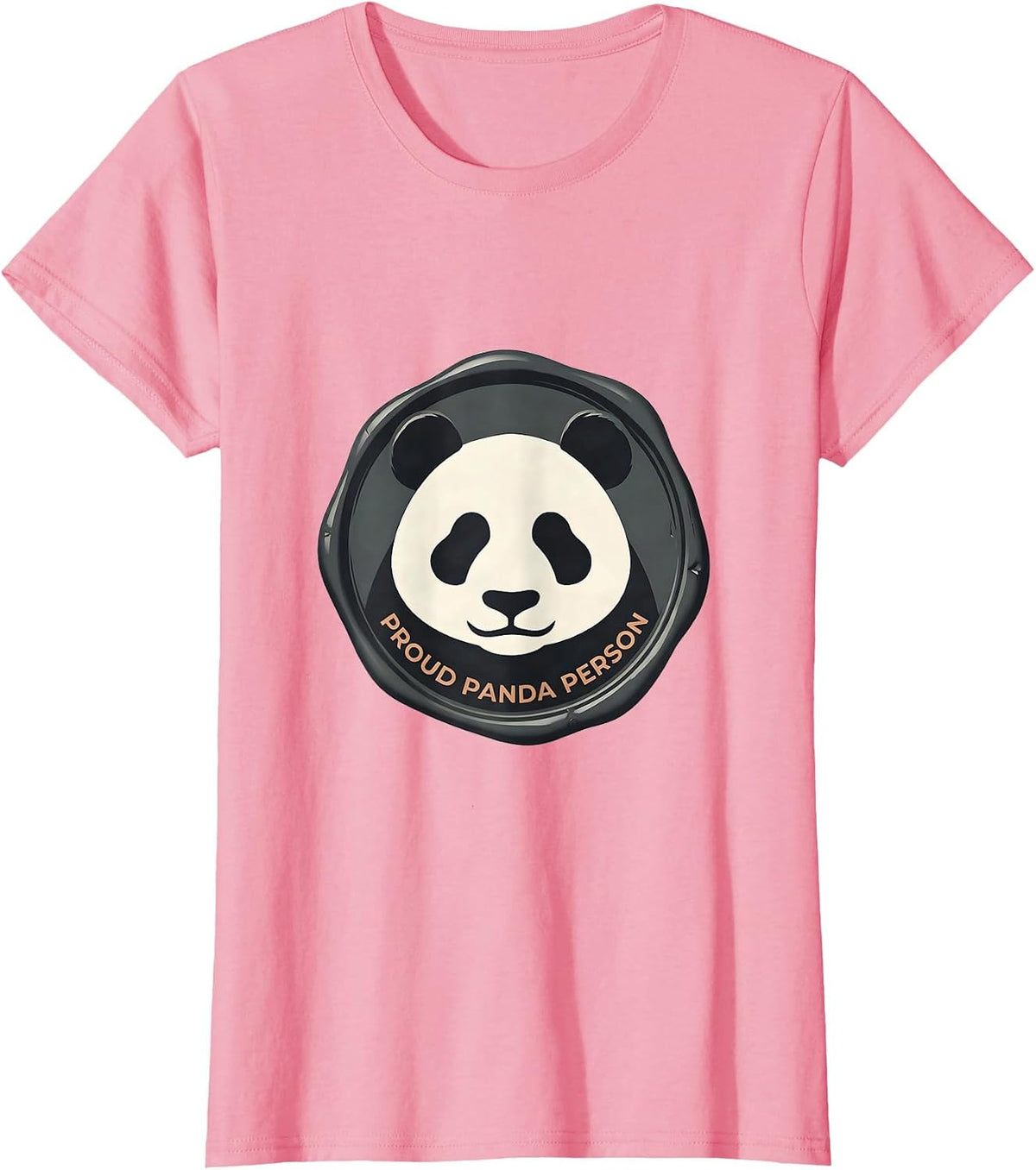 Women's Proud Panda Person Funny Panda Bear Animal Lover Gift T-Shirt - Pink