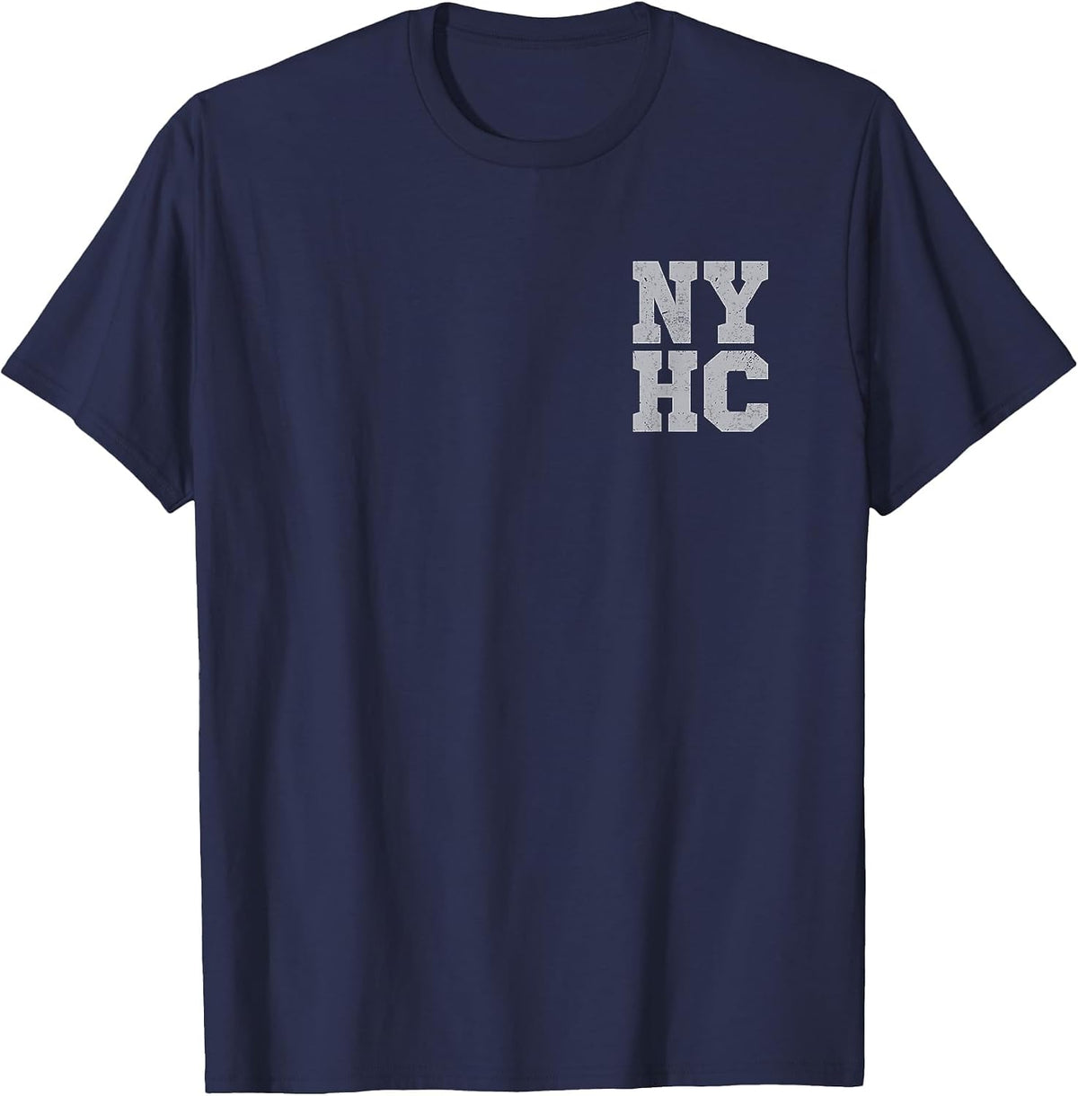 NYHC New York Hardcore Punk T-Shirt - Navy Blue