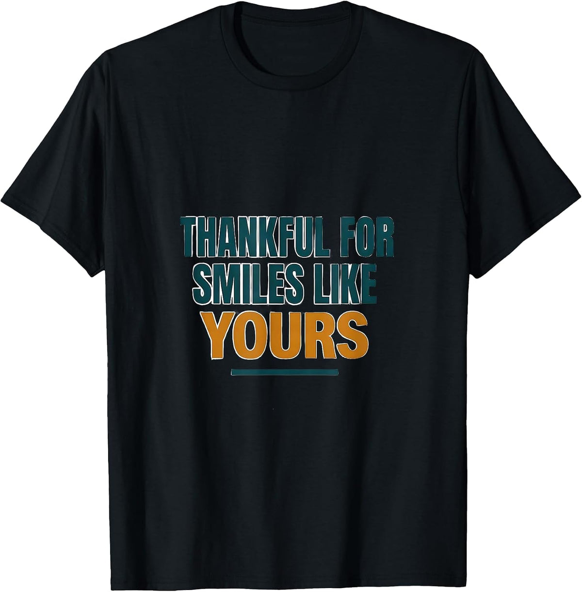 Men's Thankful For Smiles Like Yours Funny Dental Hygienist Gift T-Shirt - Black