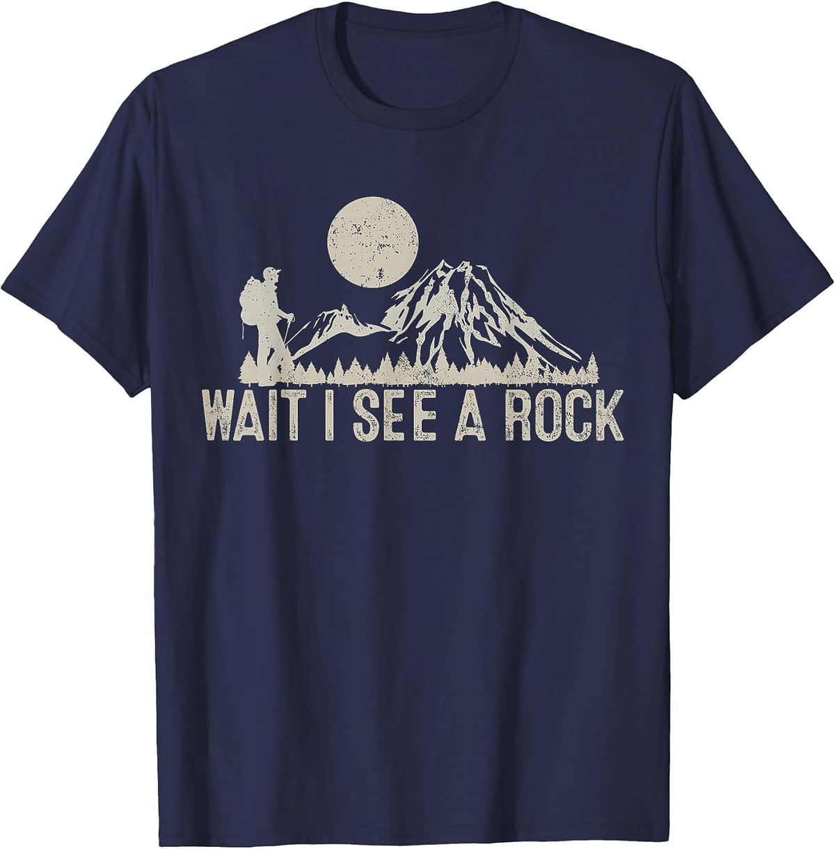 Geologist Geologist Rockhounding Mineral Collector Vintage T-Shirt - Navy Blue