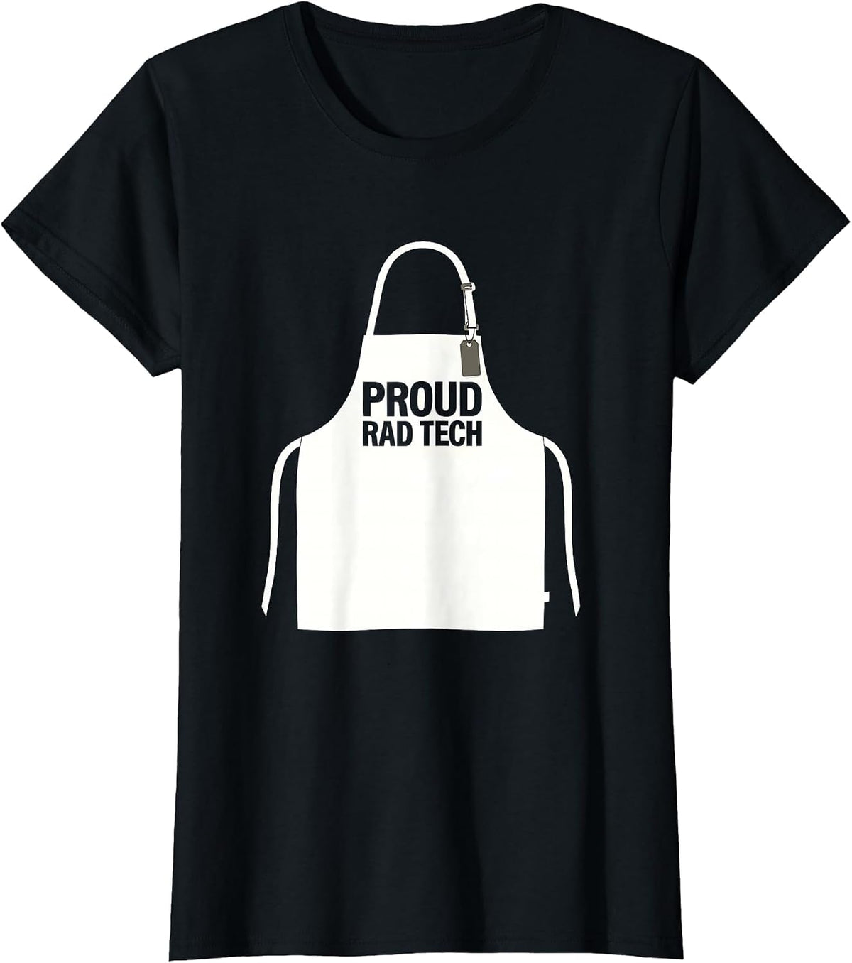 Proud Rad Tech Minimalist Radiology Tech Appreciation Week T-Shirt - Black