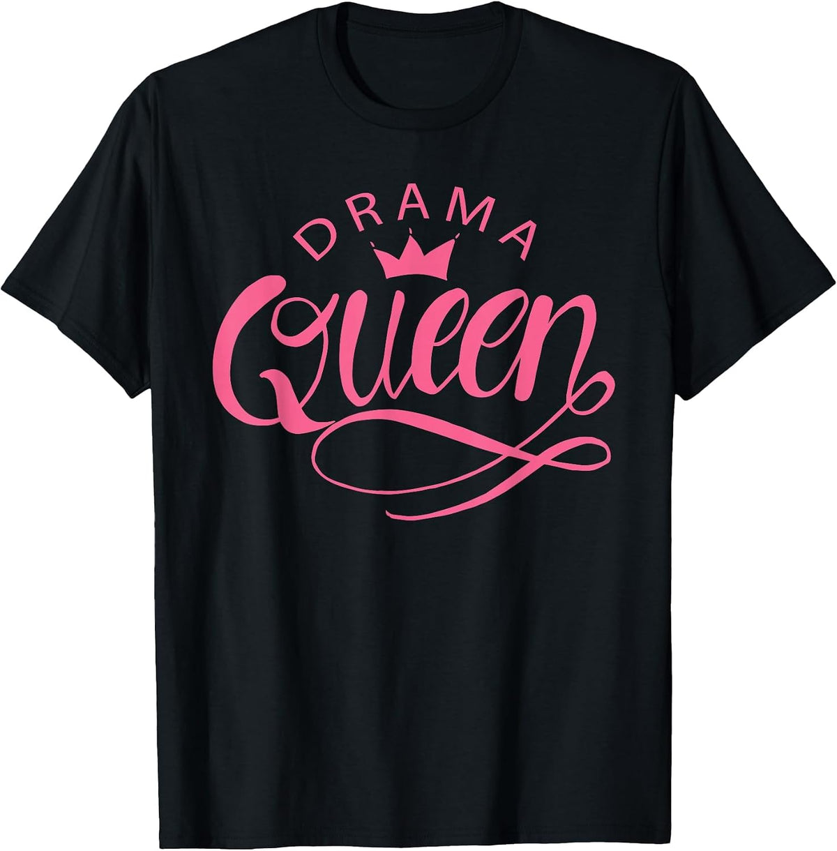 Drama Queen T-Shirt - Black