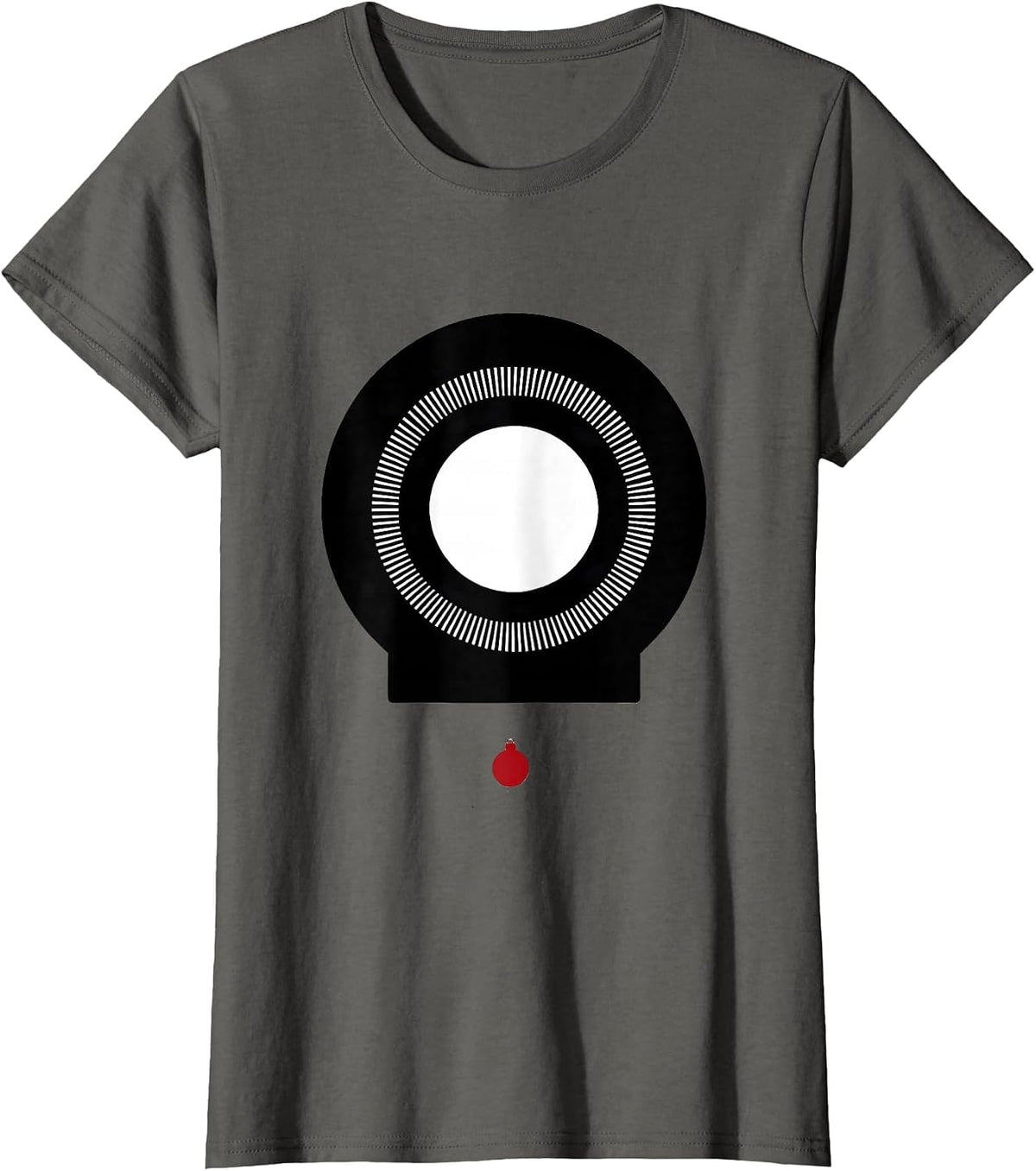 Women's CT Scan Ring Radiology Tech Christmas Humor T-Shirt - Asphalt Grey