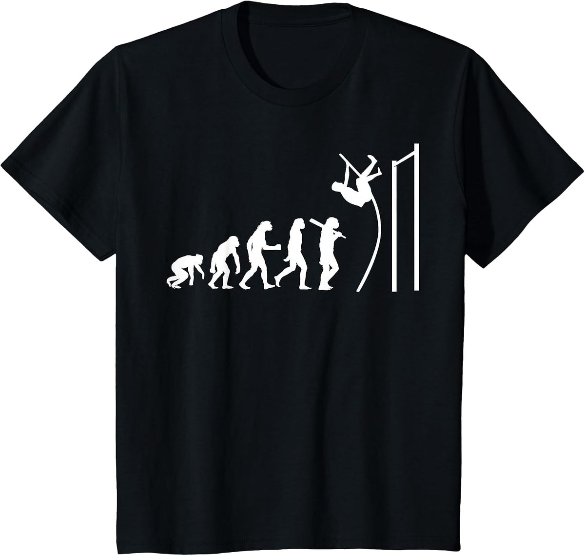 Cool Pole Vault Design for Men Women Pole Vaulting Jumping T-Shirt - Black