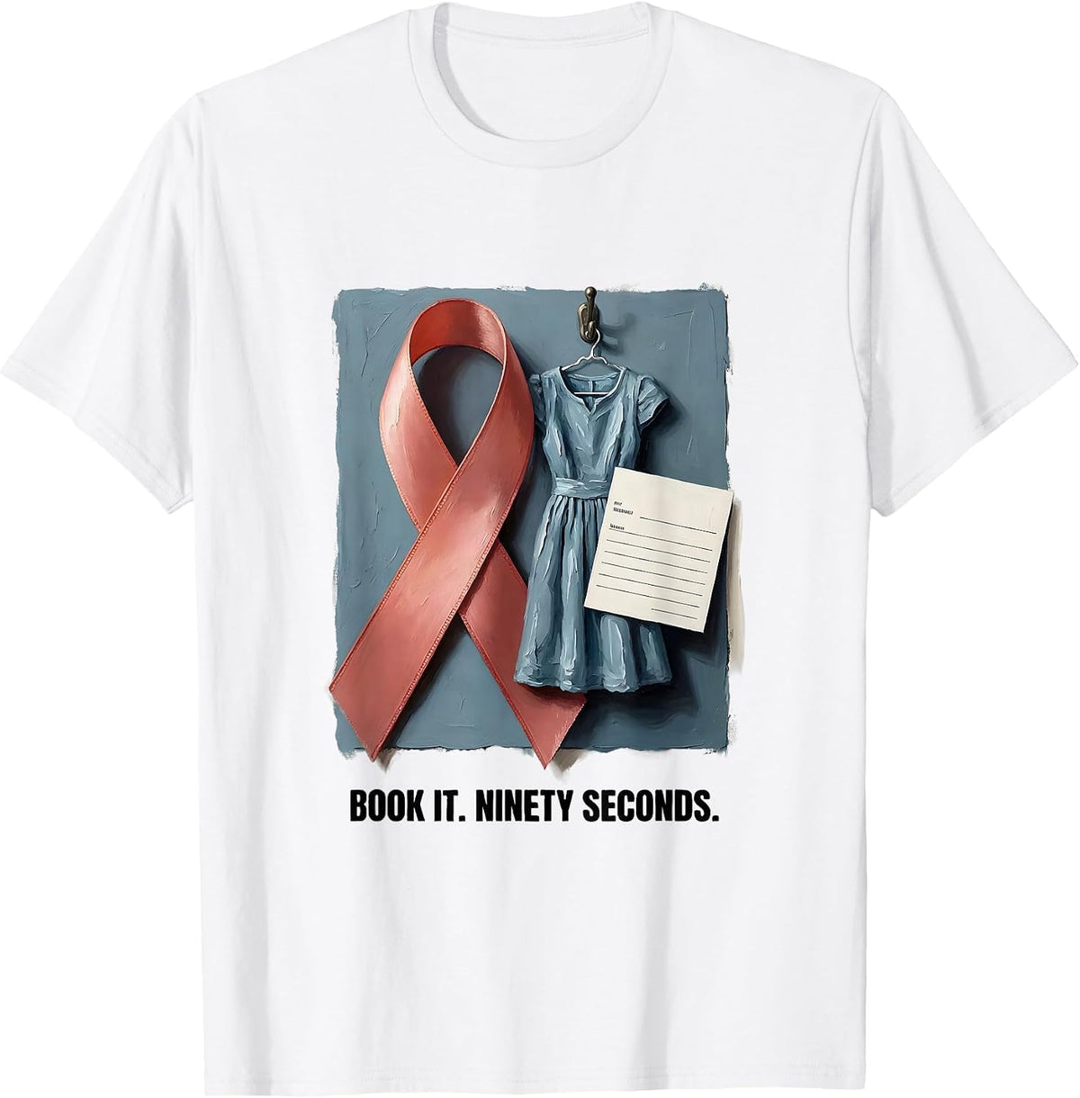 Men's Book It Ninety Seconds Radiology Tech Graduation Gift T-Shirt - White