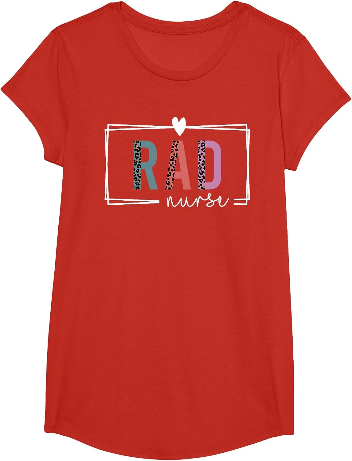 Rad Nurse Radiology Nurse Nurses Day T-Shirt - Girls Red