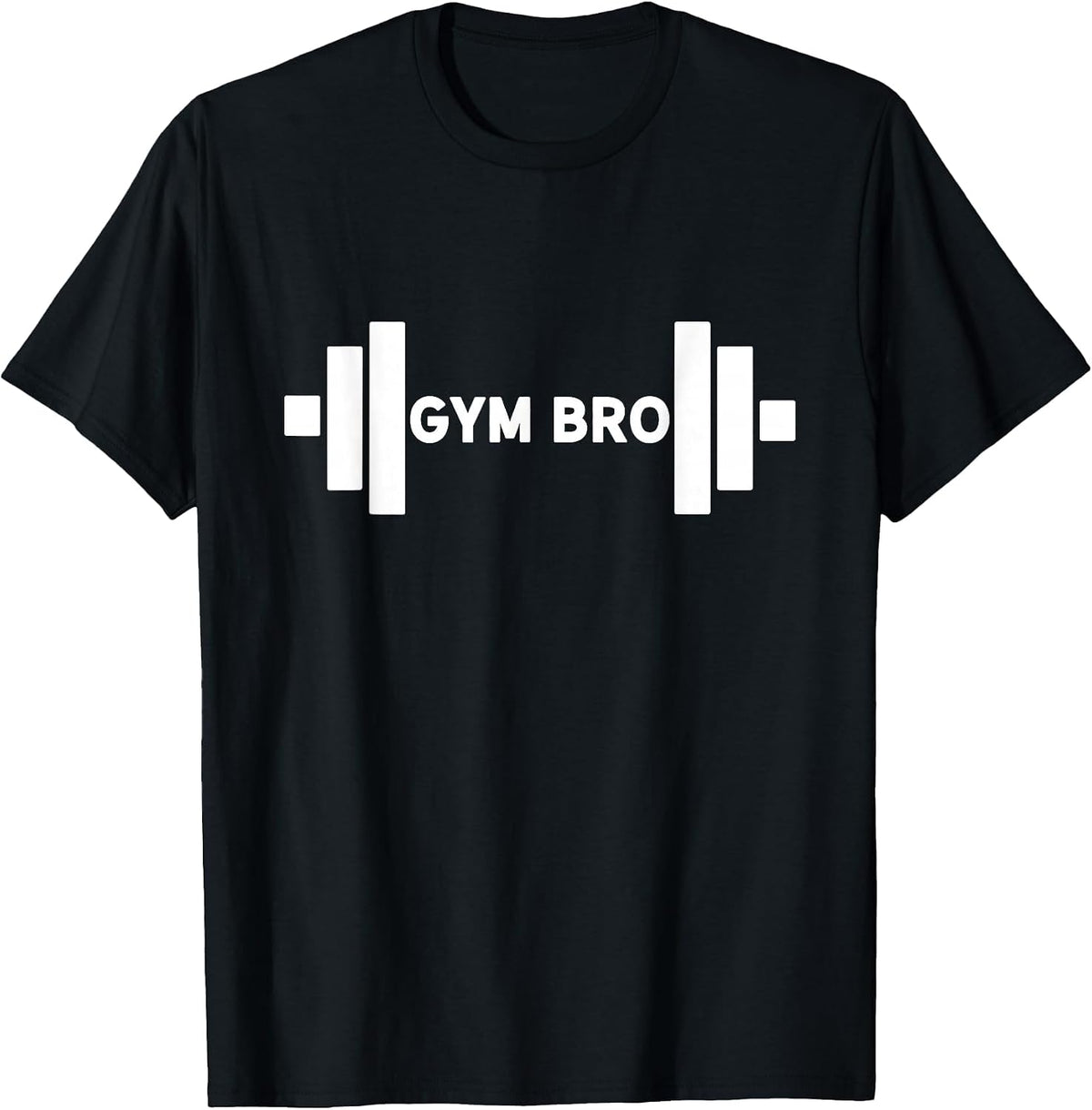 Gym BRO Gym Rat Workout Gains Heavy Lifting Muscle Build T-Shirt - Black