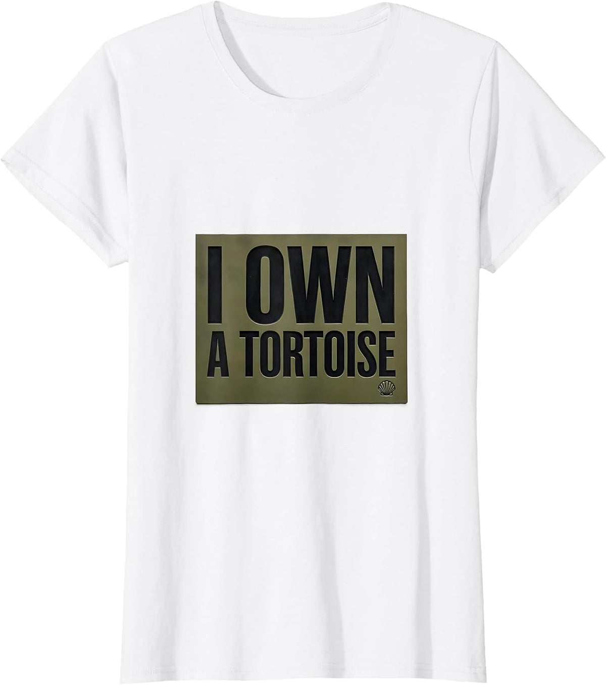 Women's I Own A Tortoise Funny Tortoise Lover Pet Humor T-Shirt - White