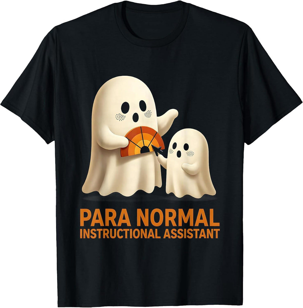Men's Para Normal Instructional Assistant Funny Paraprofessional T-Shirt - Black