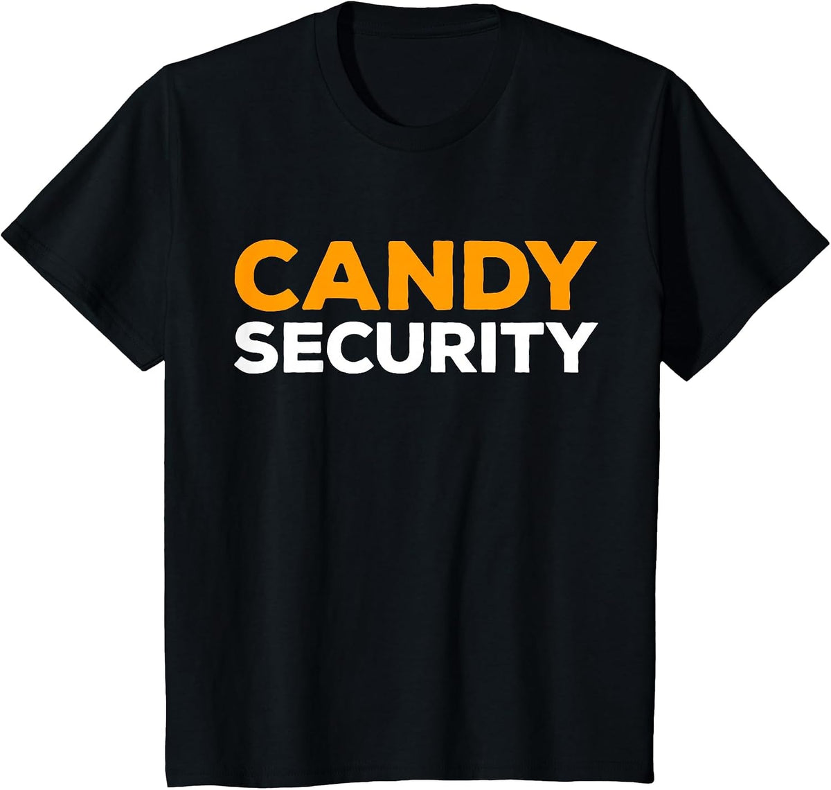 Candy Security Shirt Men Women Kids Halloween Costume T-Shirt - Black