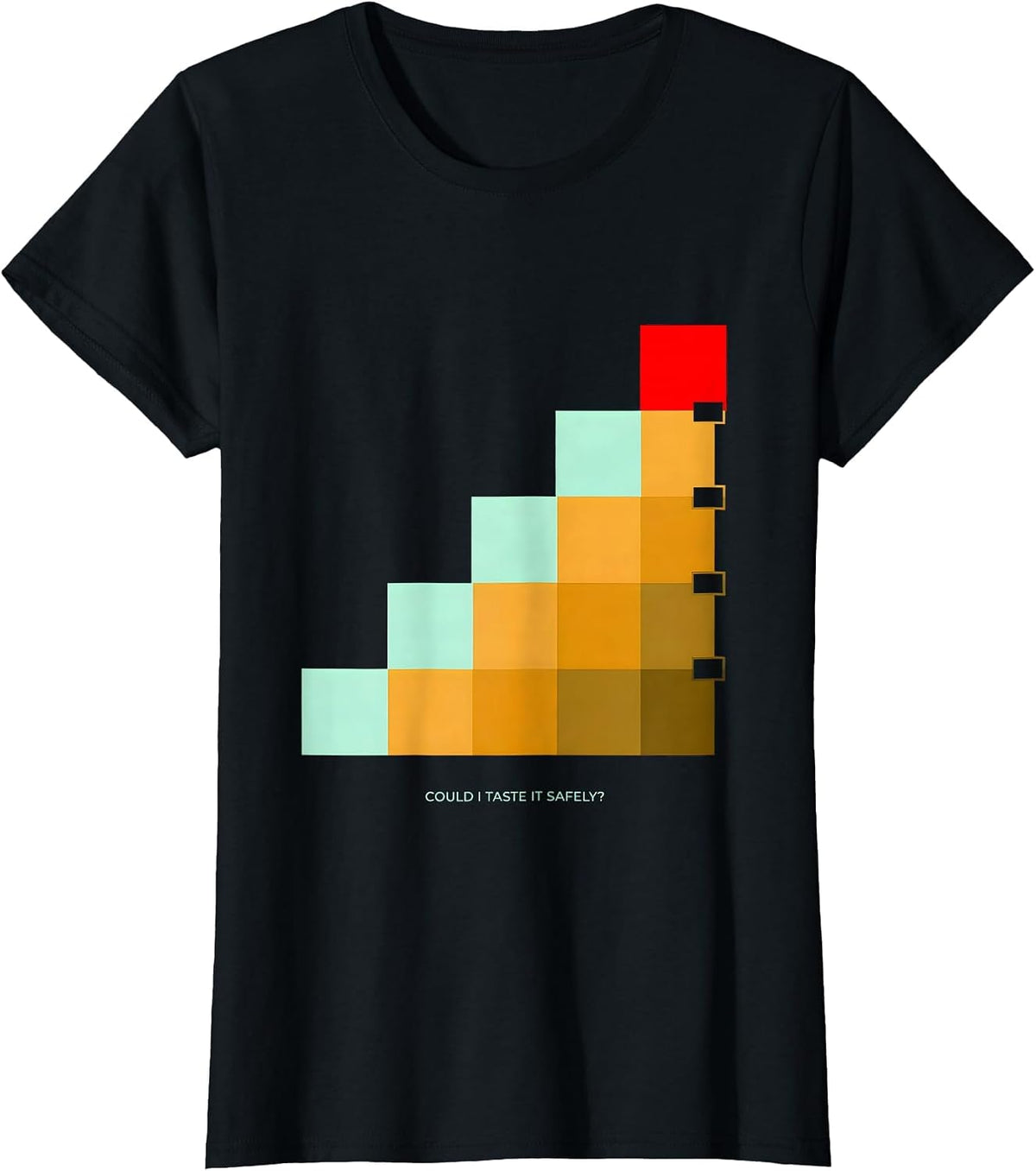 Women's Could I Taste It Safely Funny Periodic Table Chemistry T-Shirt - Black