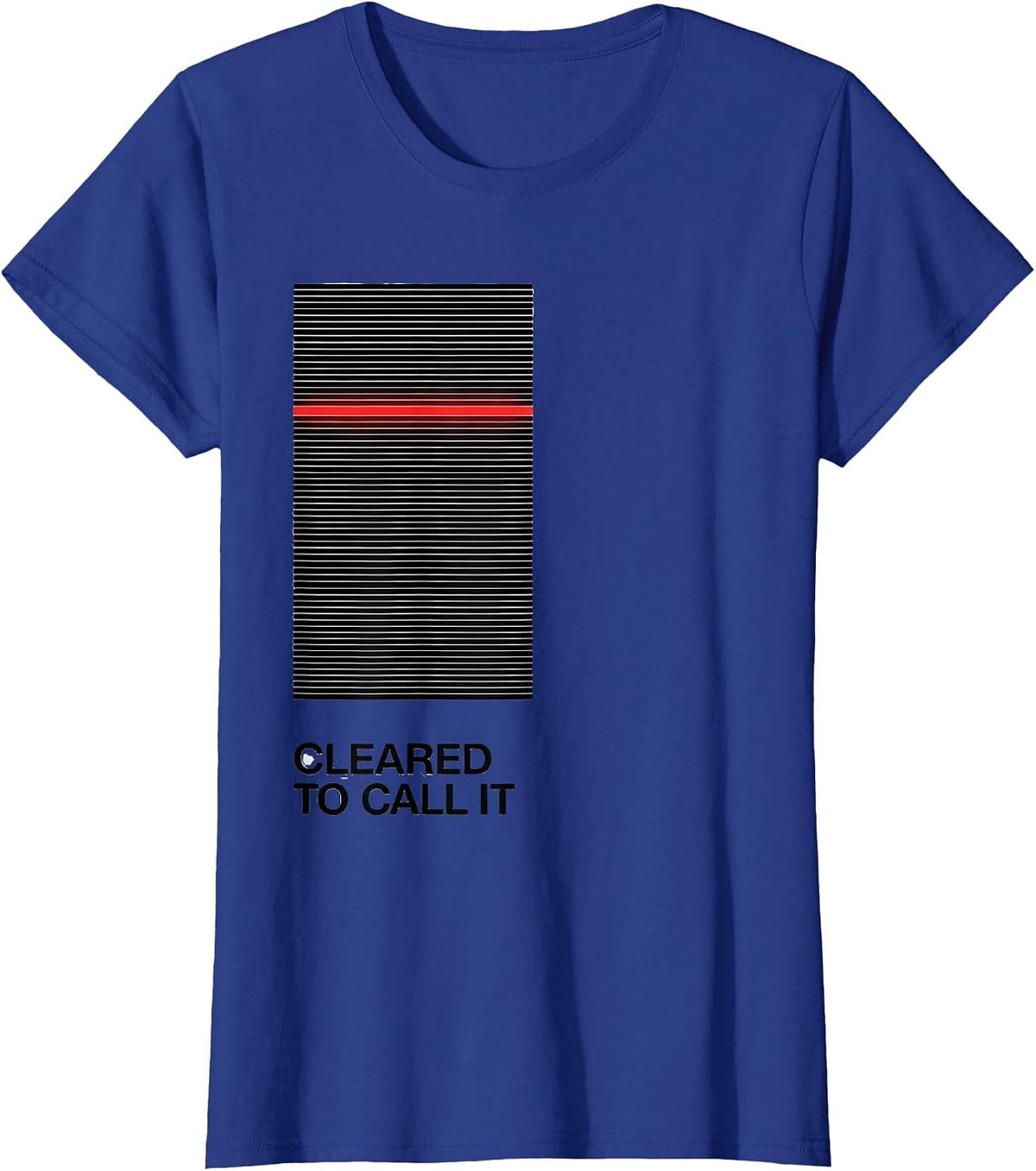 Women's Cleared To Call It Humor Musical Theatre Kid Stage Actor T-Shirt - Royal Blue