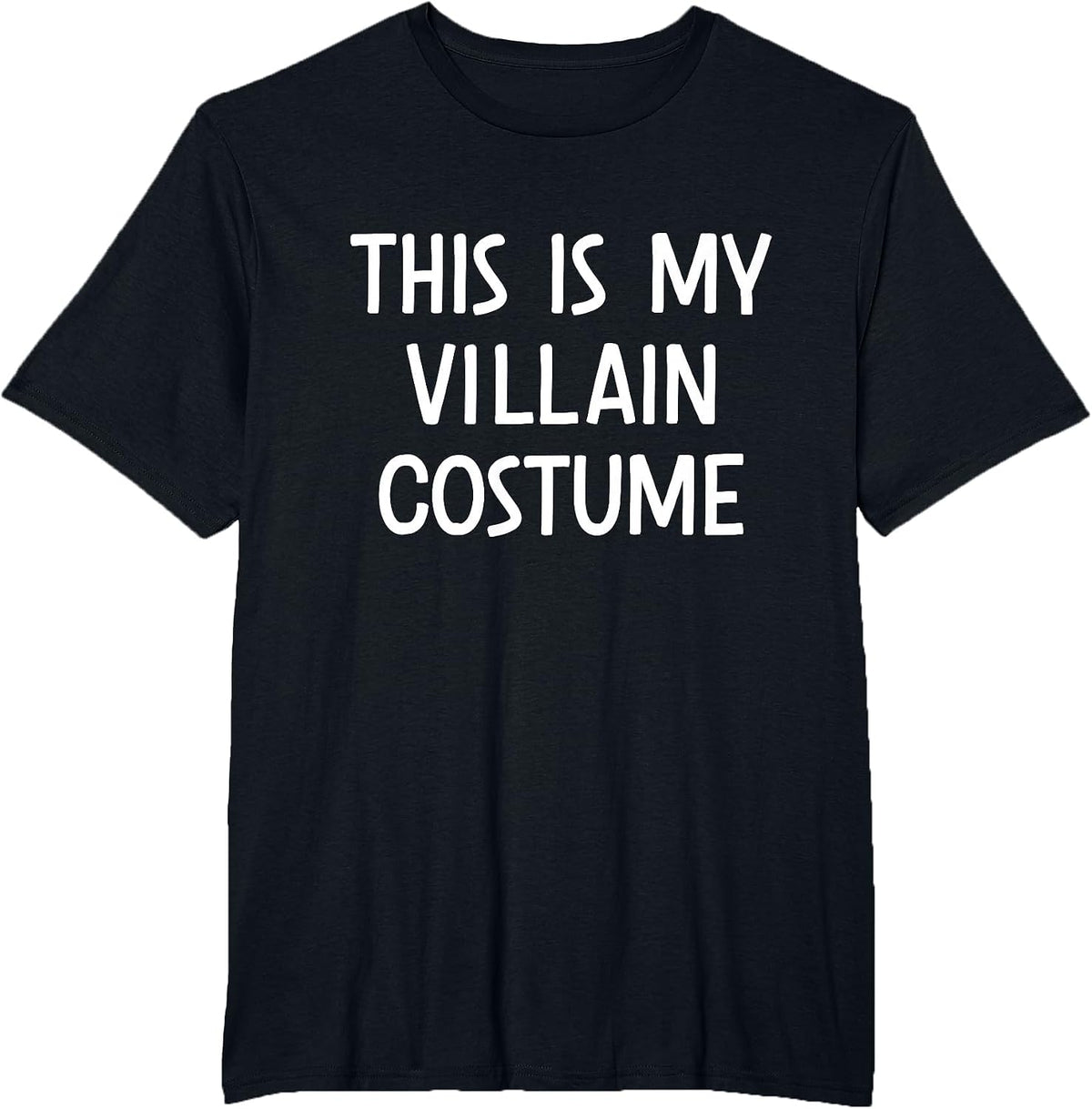 This is My Villain Costume Halloween T-Shirt - Black