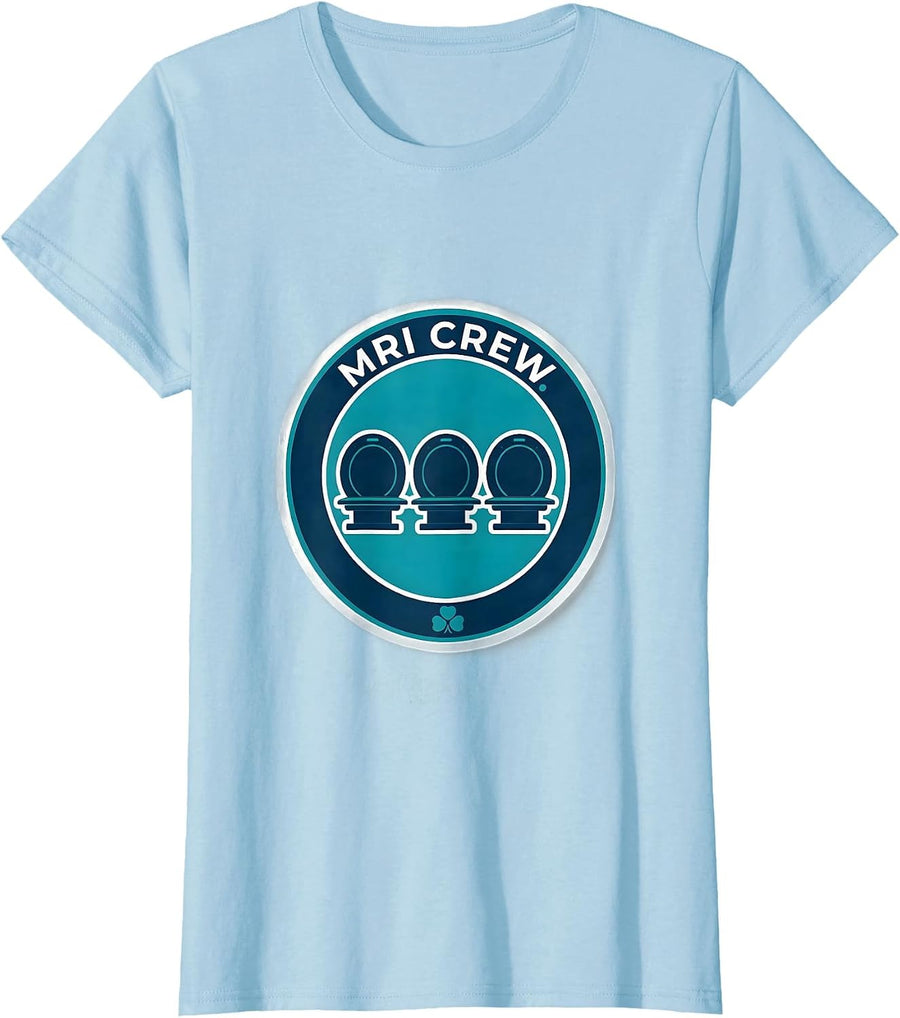 Women's MRI Crew Radiology Tech Rad Tech Work Pride T-Shirt - Baby Blue