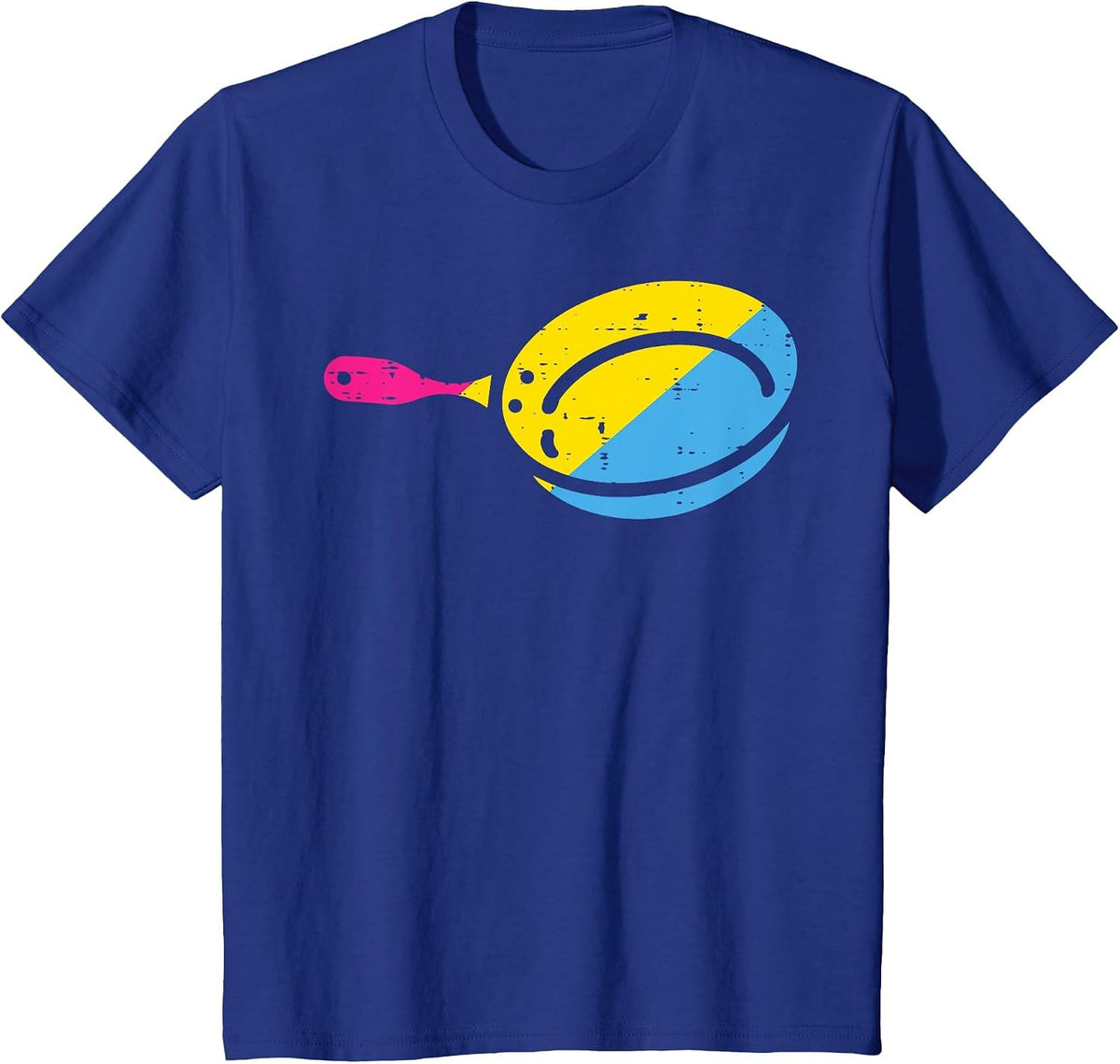 Pansexual Pan Pun Funny Pride Flag LGBT Humor Men Women Kids T-Shirt - Royal Blue