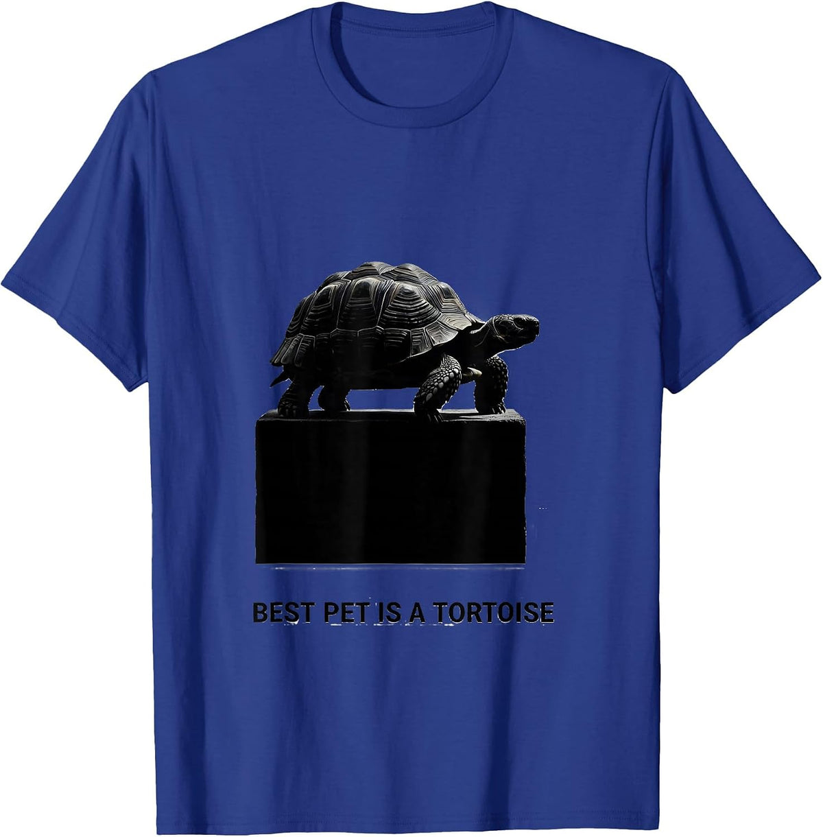 Men's Best Pet Is A Tortoise Funny Tortoise Lover Reptile Gift T-Shirt - Royal Blue