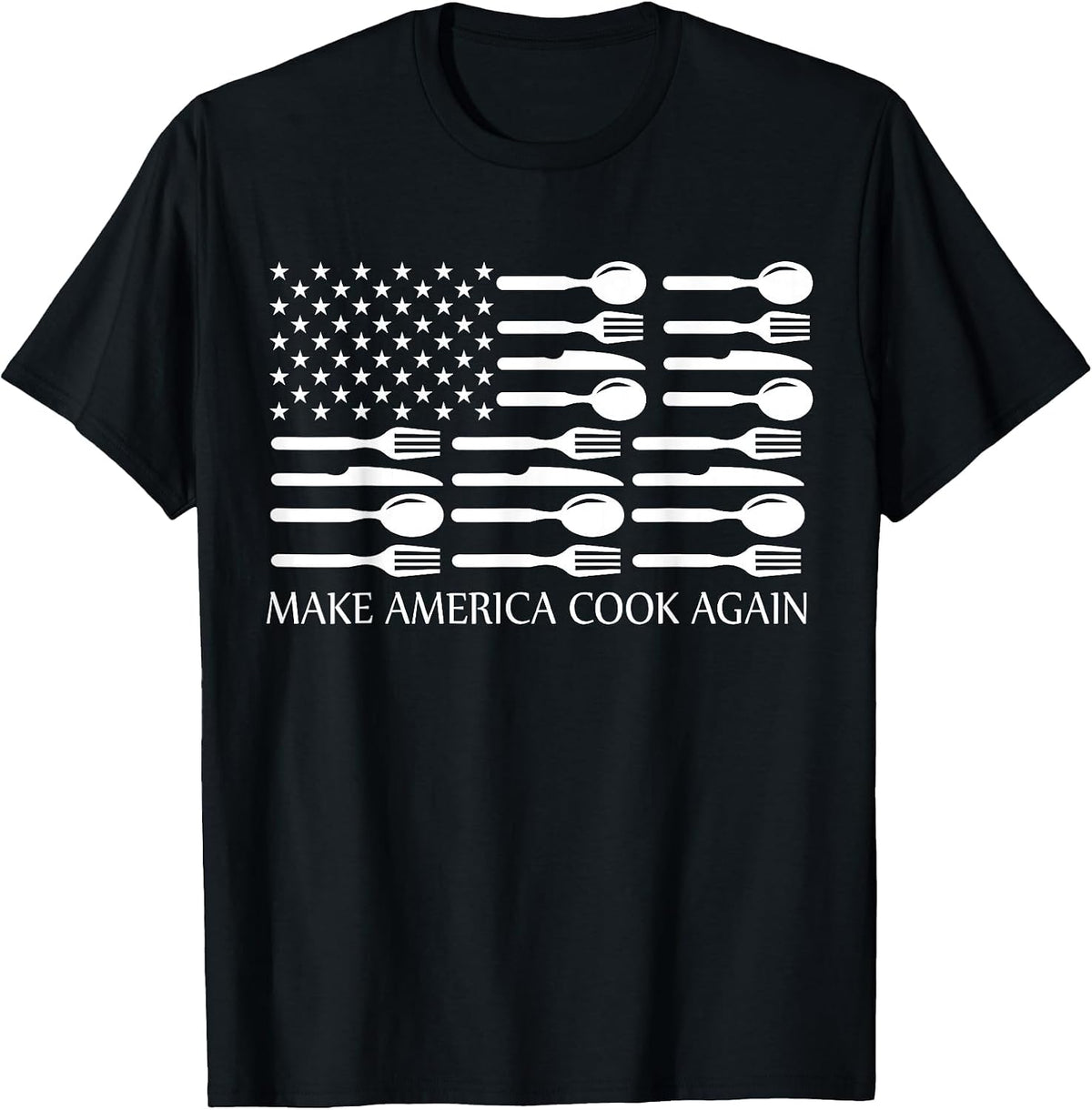 Make America Cook Again Cooking Chef T-Shirt T-Shirt - Black
