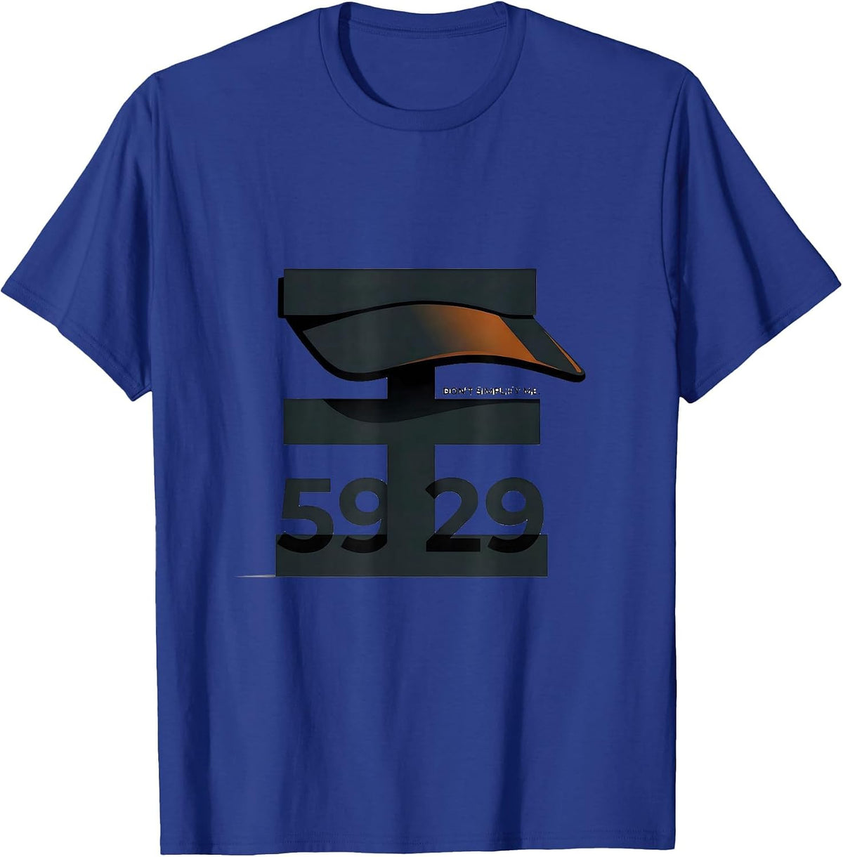 Men's √5929 Don't Simplify Me Math Teacher Birthday Gift For Age T-Shirt - Royal Blue