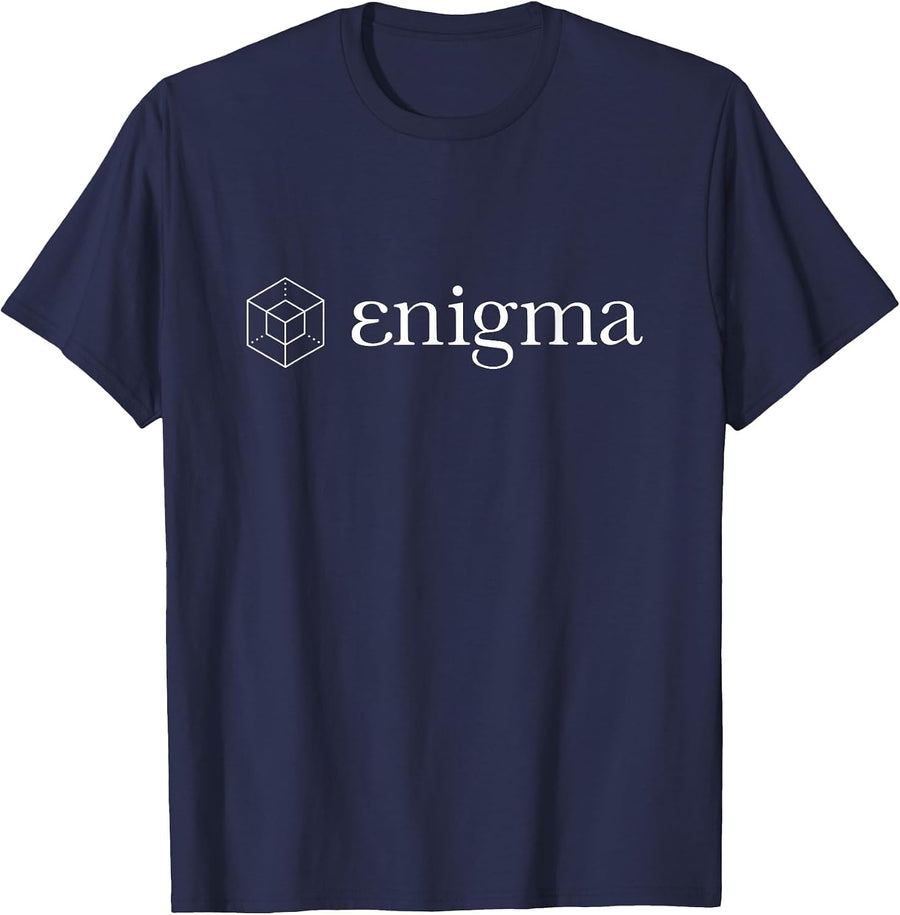 Enigma Catalyst Cryptocurrency T Shirt - ENG T-Shirt - Navy Blue