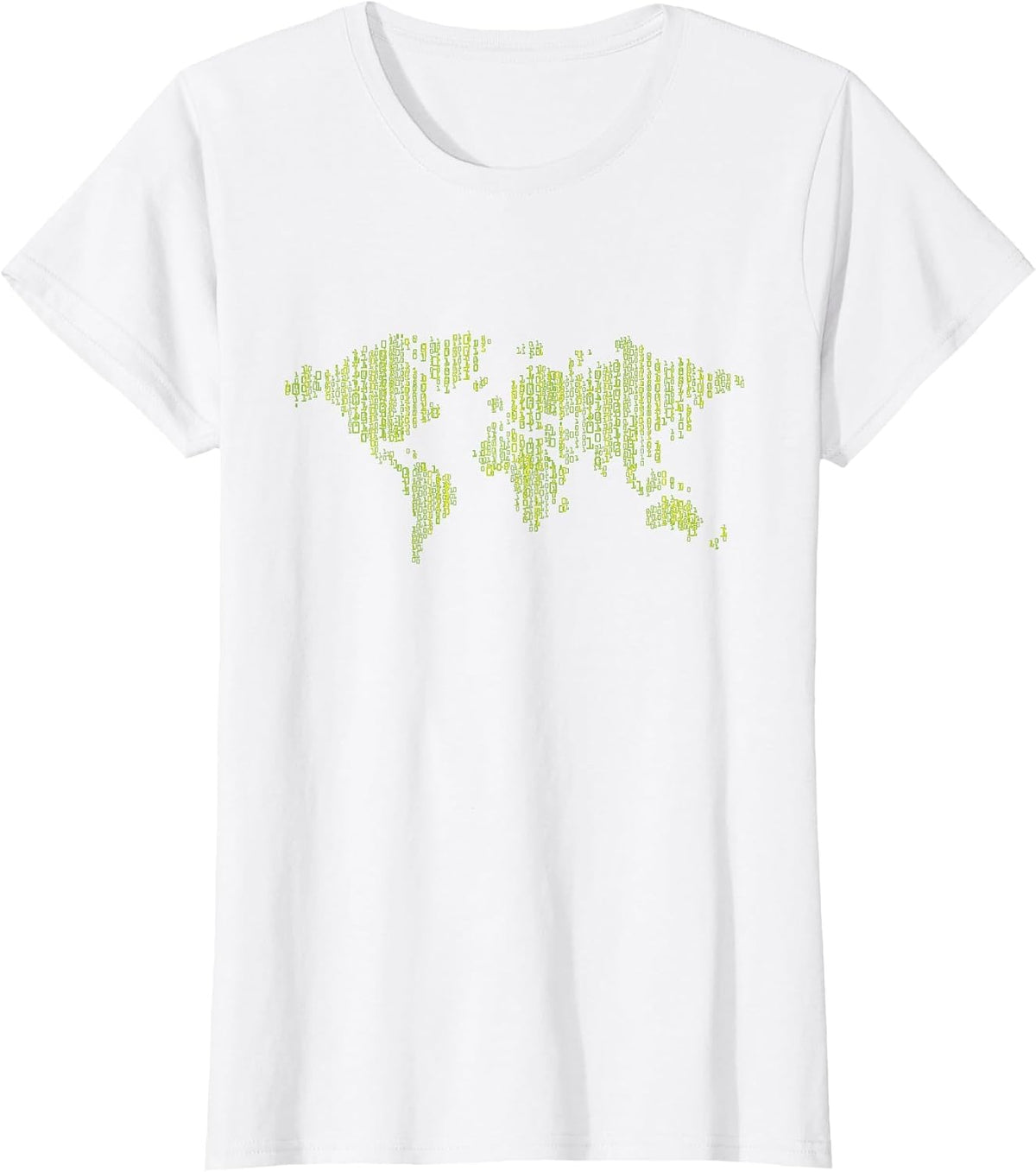 Binary World Computer Coding Programmer T-Shirt - White